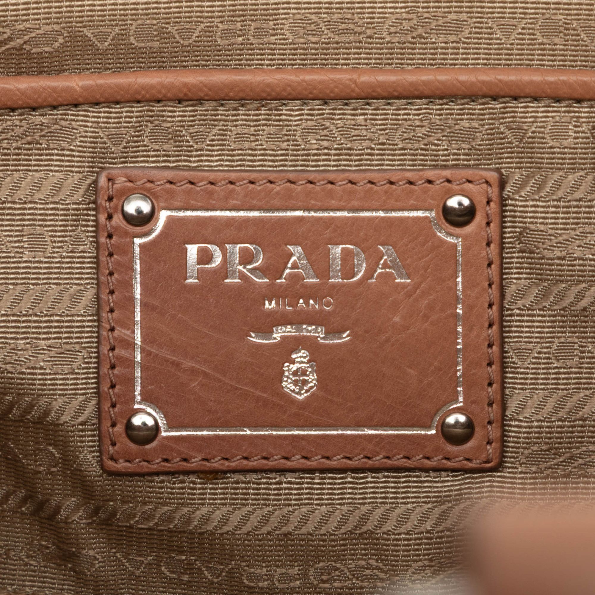 Prada Vitello Ribbon Satchel