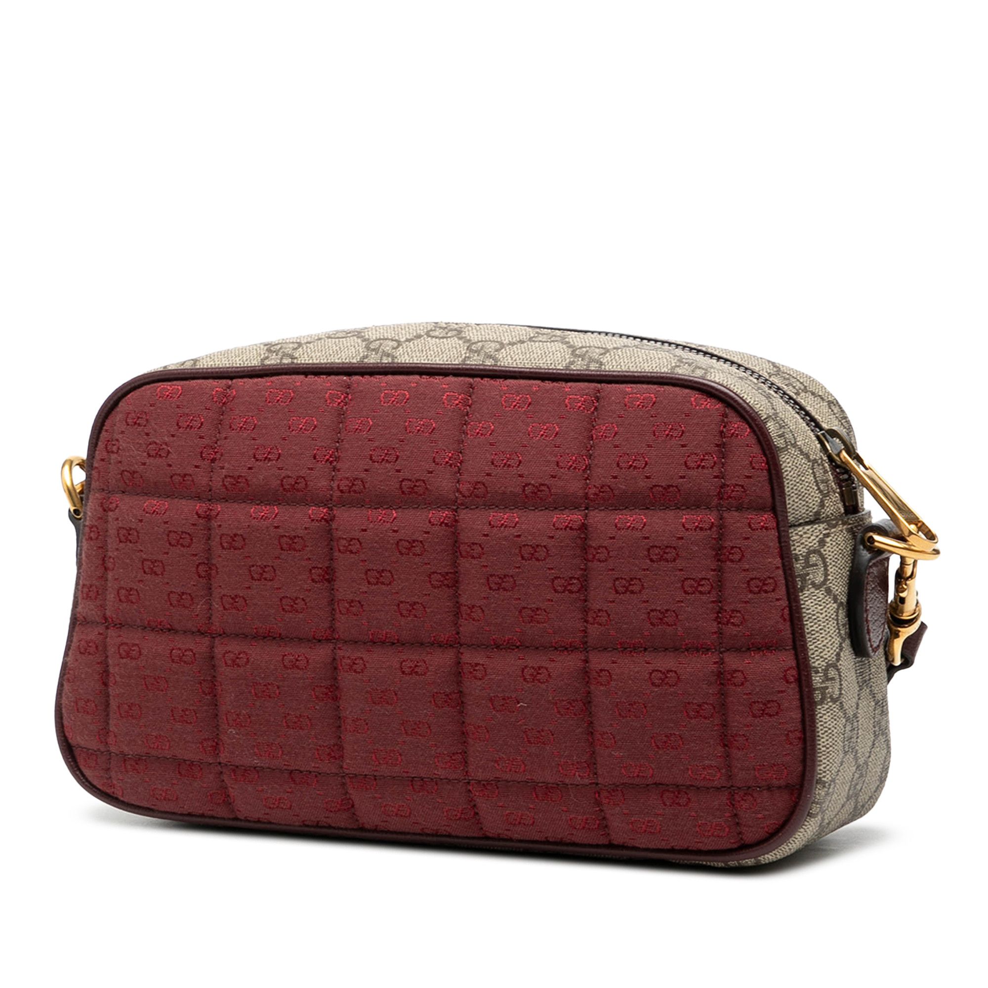 Gucci Gucci Small Quilted Mini GG Canvas and GG Supreme Double G Crossbody Size ONE SIZE - 2 Thumbnail