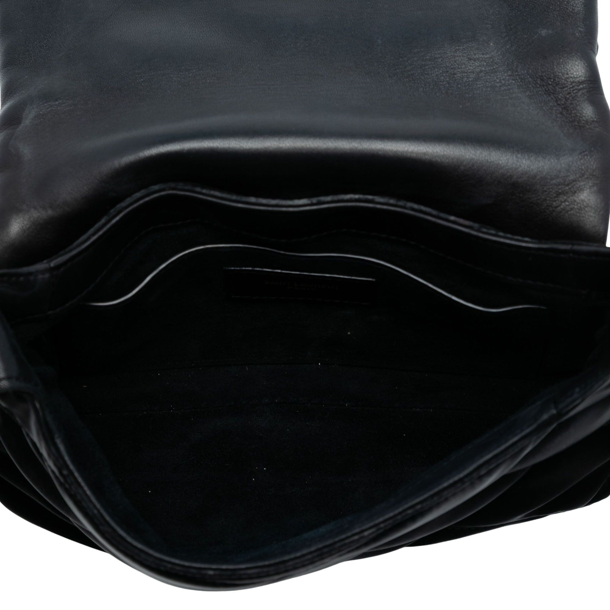 Yves Saint Laurent Yves Saint Laurent Quilted Satin Le 57 Shoulder Bag Size ONE SIZE - 4 Thumbnail