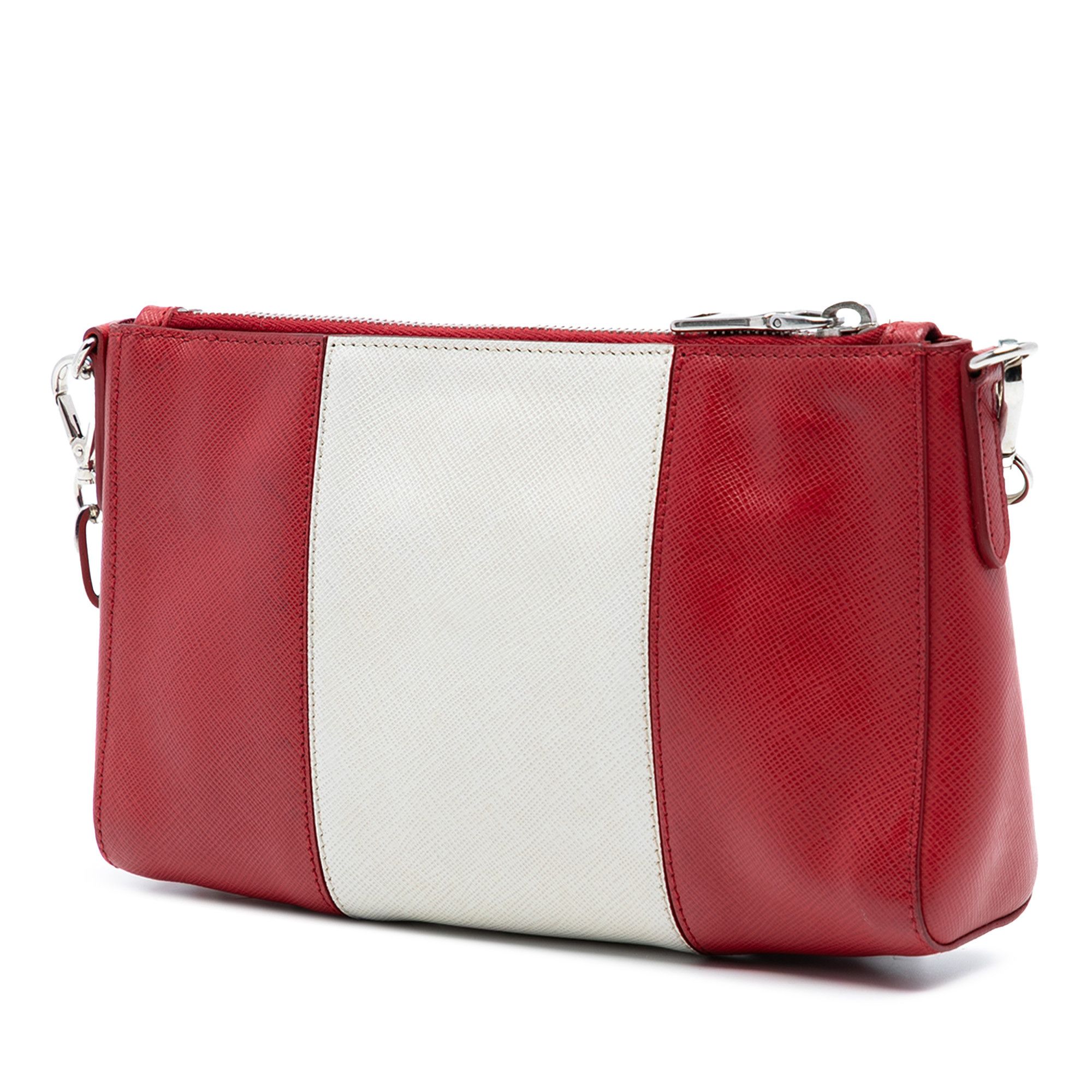 Prada Prada Bicolor Saffiano Lux Crossbody Size ONE SIZE - 2 Thumbnail