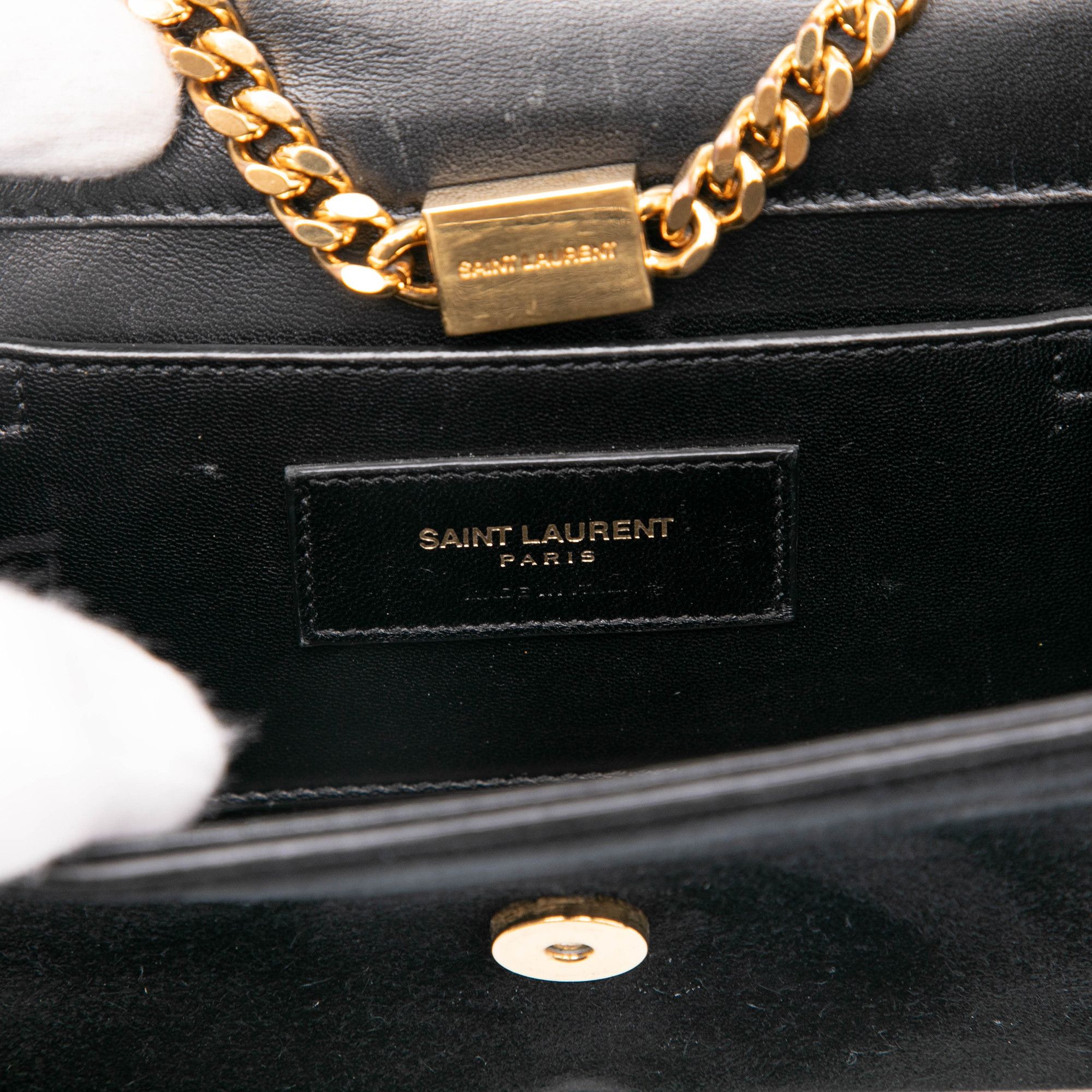 Yves Saint Laurent Yves Saint Laurent Small Suede Monogram Kate Tassel Crossbody Size ONE SIZE - 5 Thumbnail