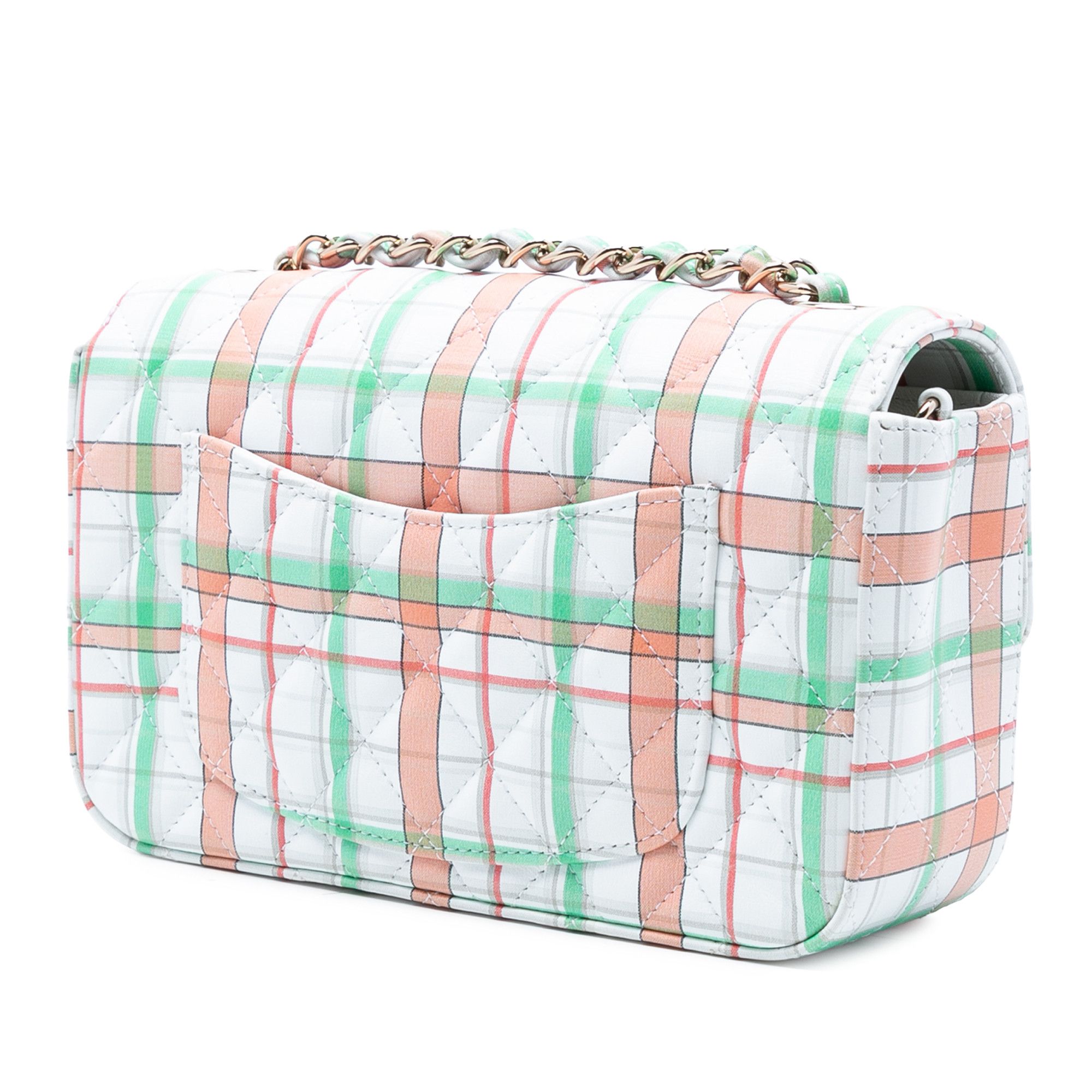 Chanel Chanel Mini Rectangular Classic Plaid Printed Calfskin Single Flap Size ONE SIZE - 2 Thumbnail