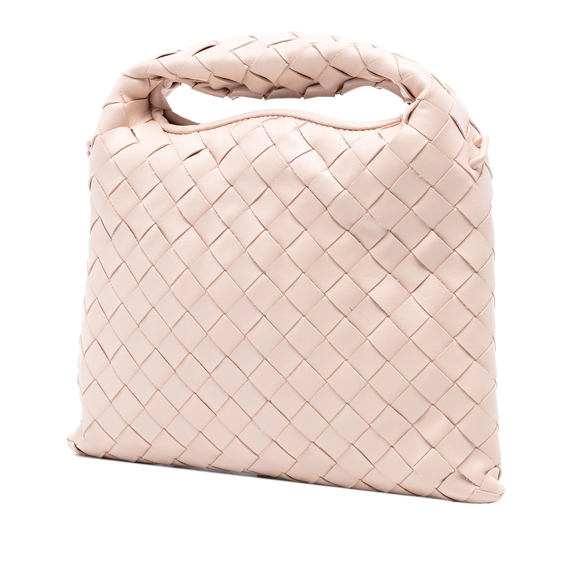 Bottega Veneta Bottega Veneta Mini Calfskin Intrecciato Hop Satchel Size ONE SIZE - 2 Thumbnail
