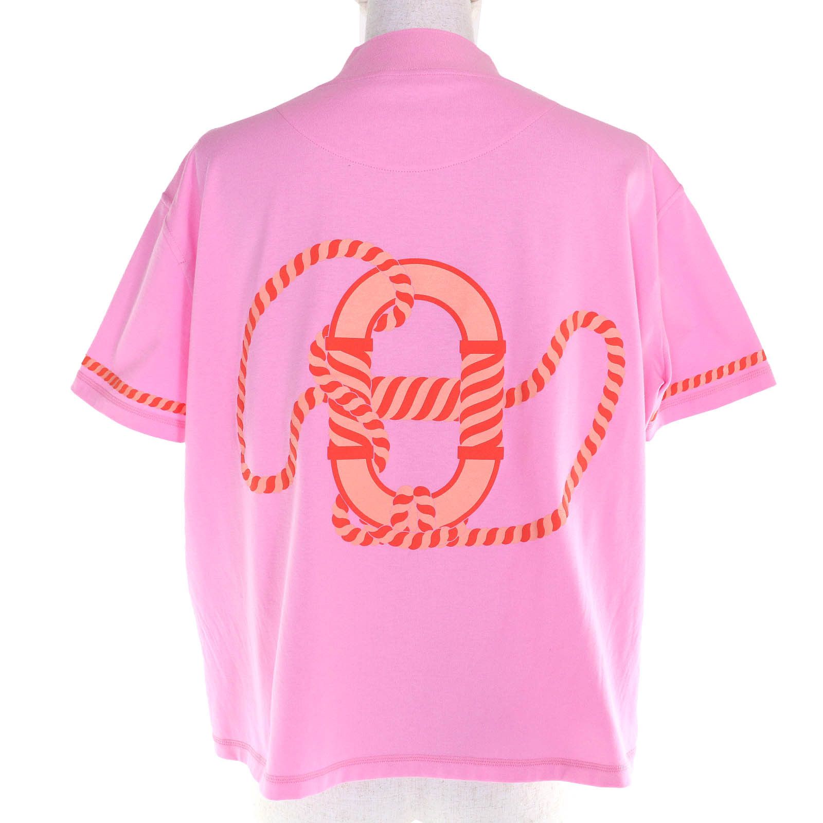 Hermes Hermes Hermès Cartouche36 Short Sleeve T-shirt Cotton T-Shirts DUTY FREE for USA Size ONE SIZE - 3 Thumbnail
