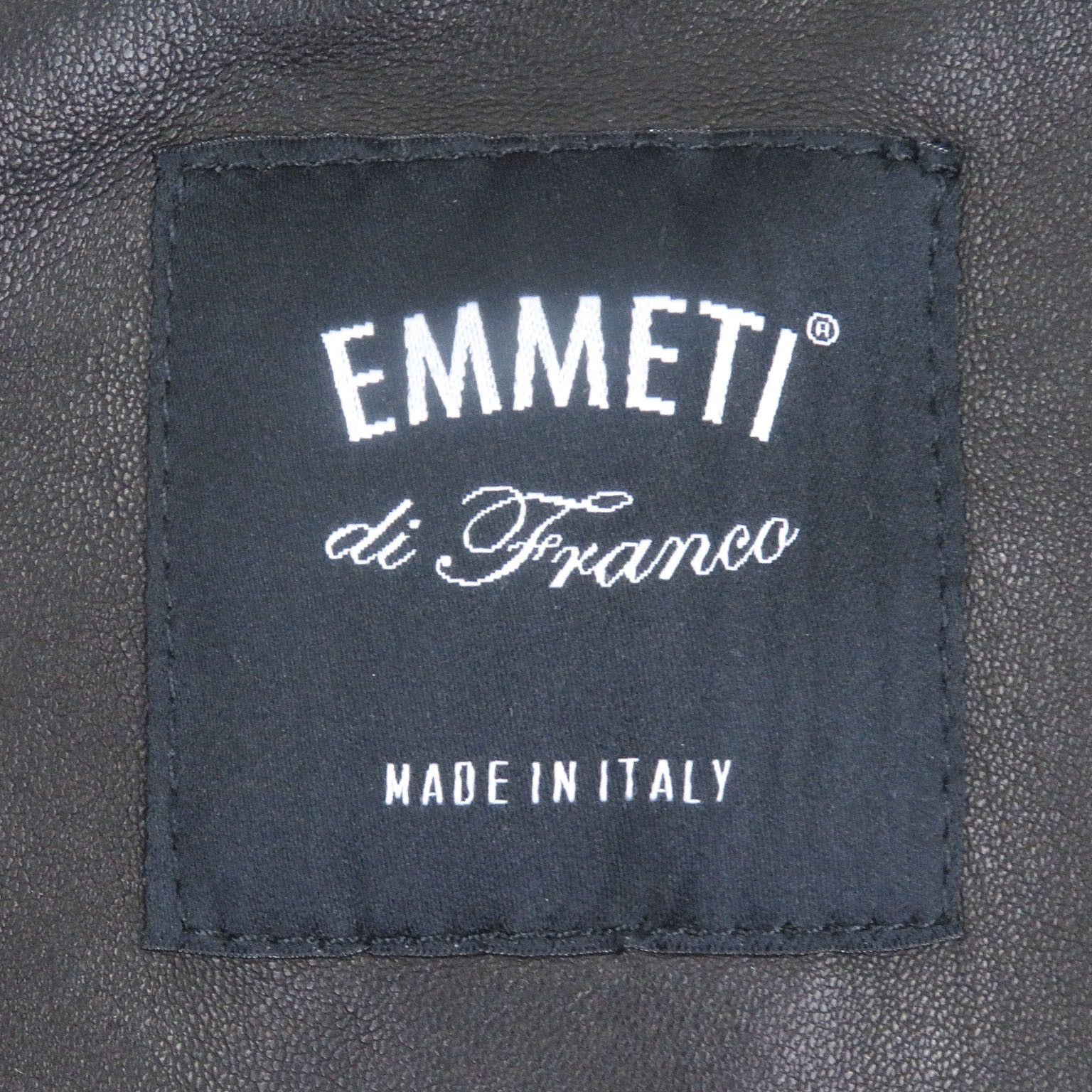 Other Other EMMETI JURI Nappa Leather Single Rider Jacket Leather Outerwear DUTY FREE for USA Size ONE SIZE - 7 Thumbnail