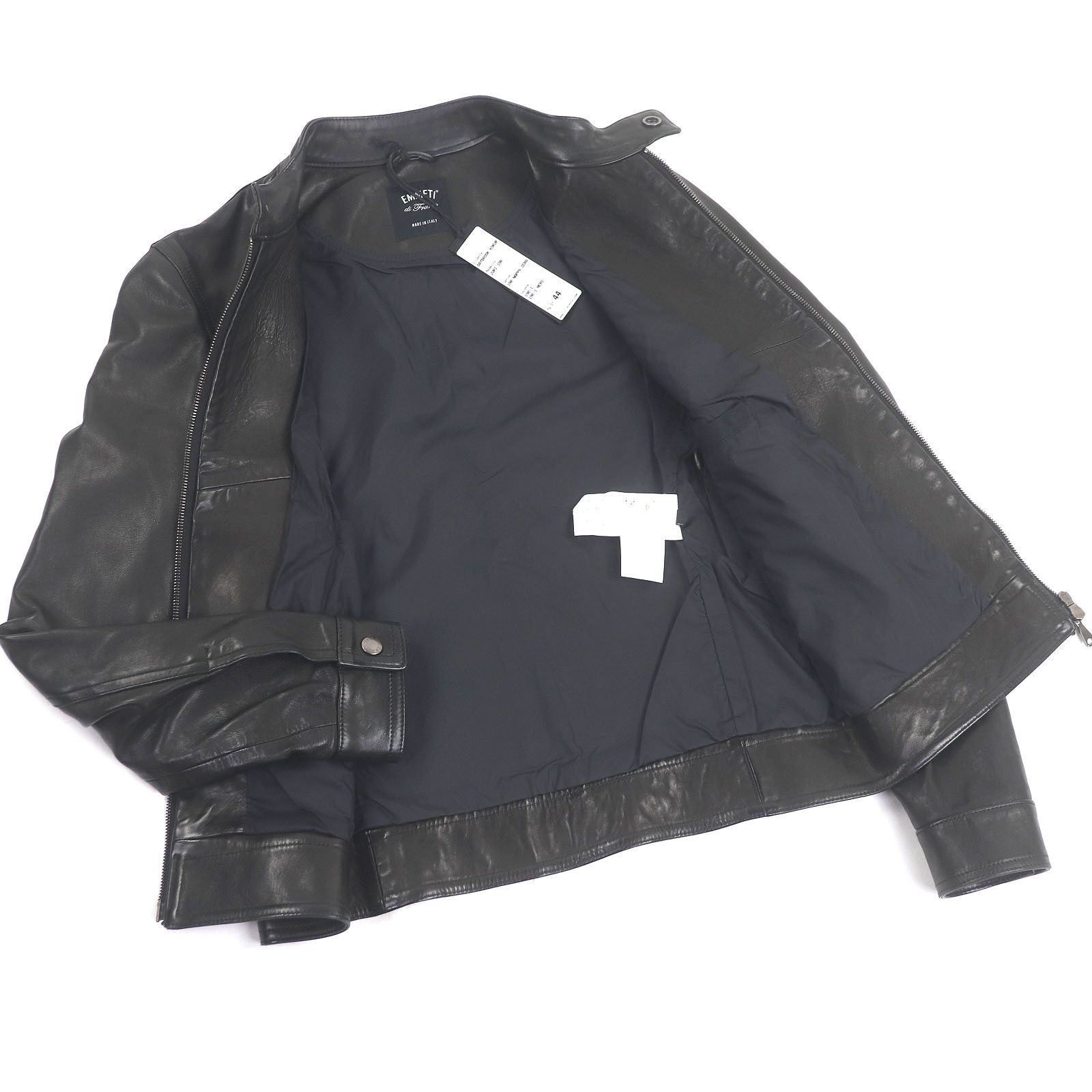 Other Other EMMETI JURI Nappa Leather Single Rider Jacket Leather Outerwear DUTY FREE for USA Size ONE SIZE - 3 Thumbnail