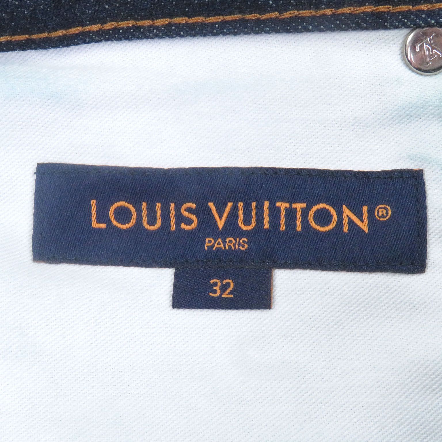 Louis Vuitton Louis Vuitton Louis Vuitton Denim Pants Denim Jeans DUTY FREE for USA Size ONE SIZE - 7 Thumbnail