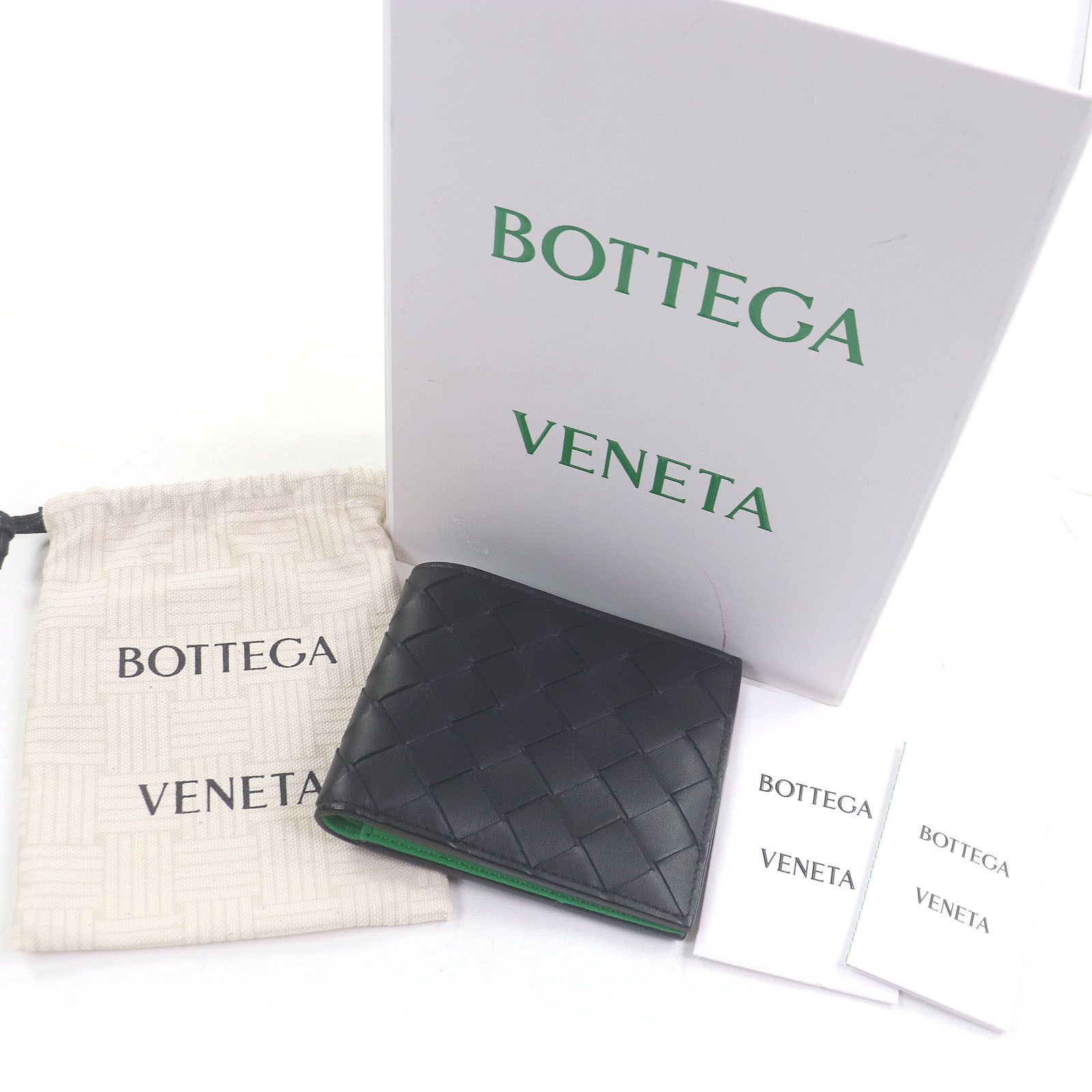 Bottega Veneta Bottega Veneta Bottega Veneta Intrecciato Calfskin Wallet Leather Short Wallet DUTY FREE for USA Size ONE SIZE - 2 Thumbnail