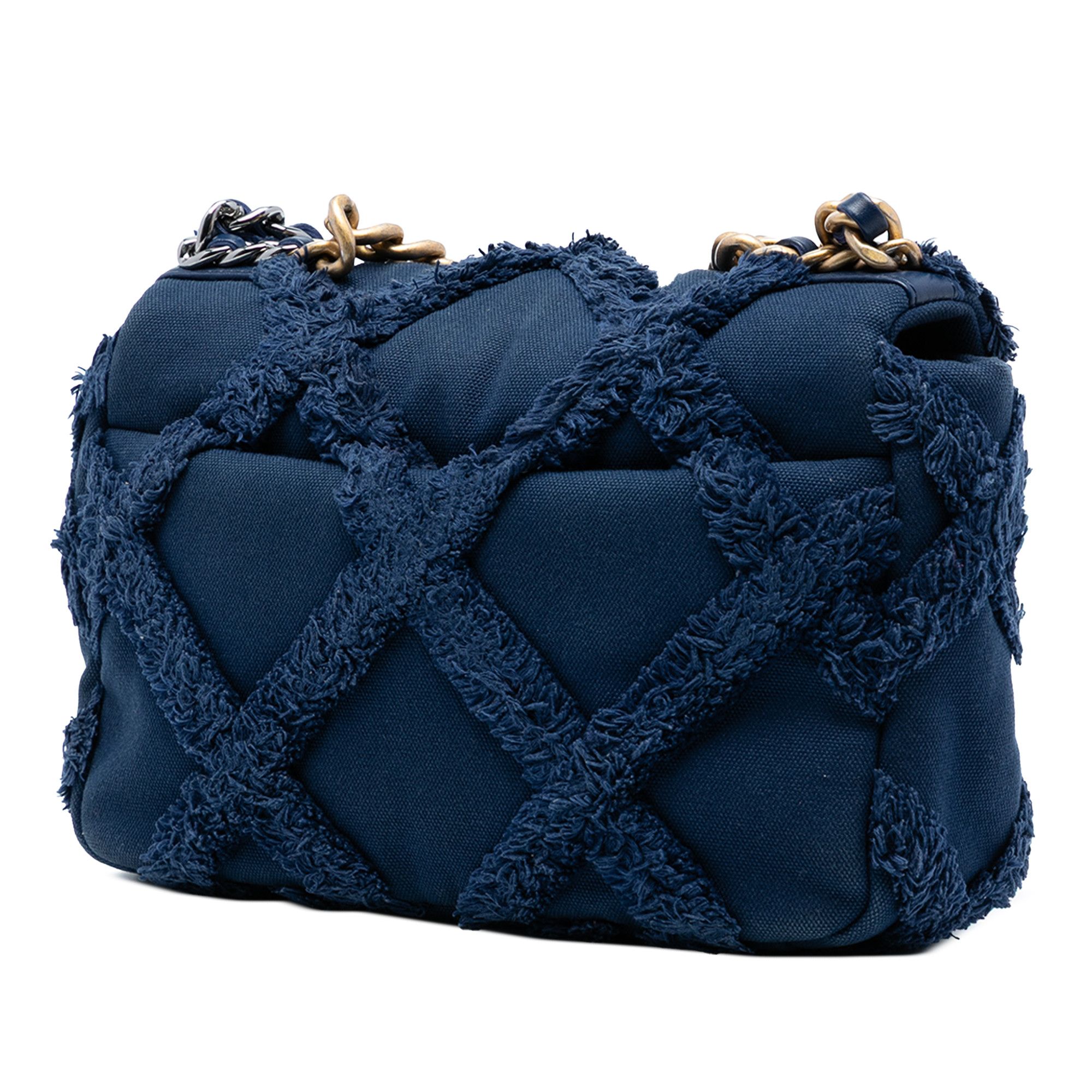 Chanel Chanel Medium Canvas and Cotton 19 Flap Size ONE SIZE - 2 Thumbnail