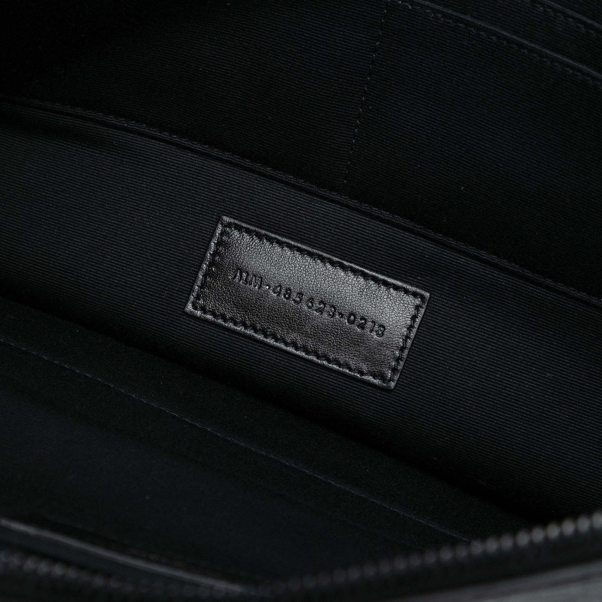 Yves Saint Laurent Yves Saint Laurent Croc Embossed Leather Monogram Clutch Size ONE SIZE - 6 Thumbnail