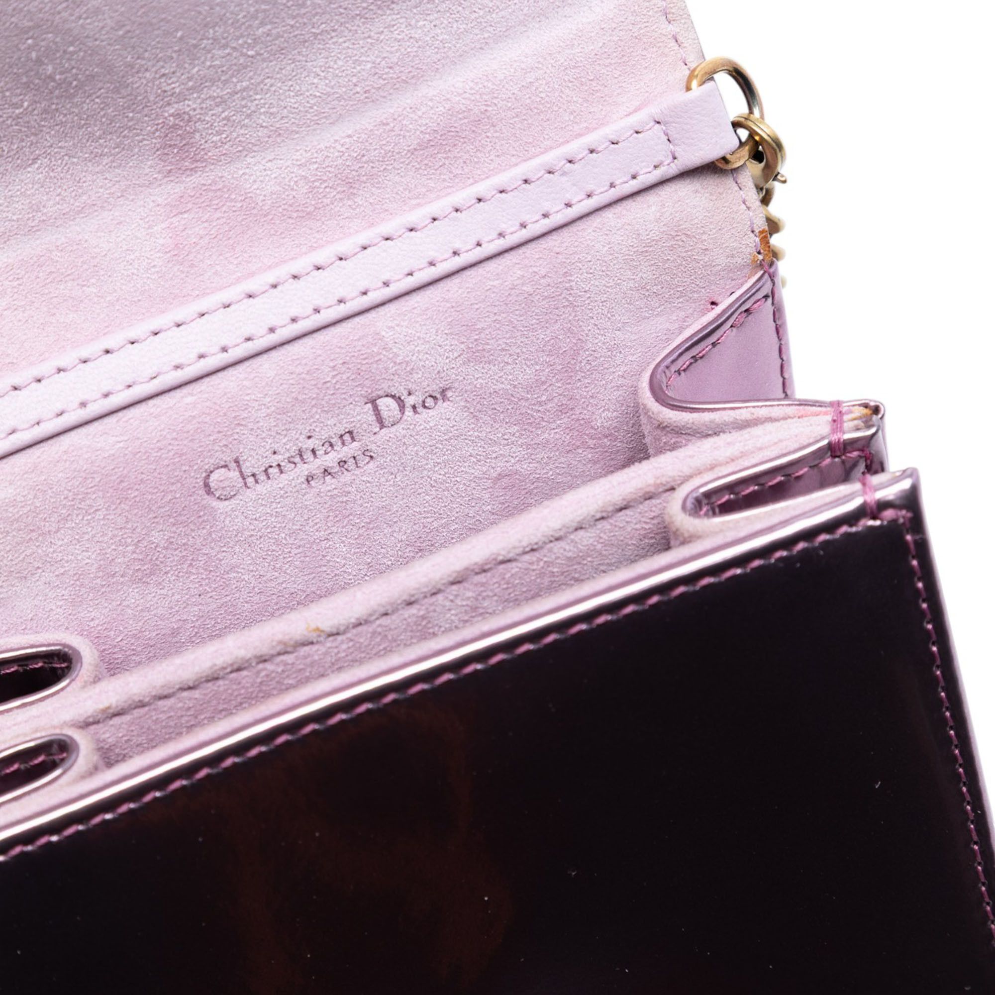 Dior Dior Metallic Studded Calfskin Vertical Diorama Size ONE SIZE - 5 Thumbnail