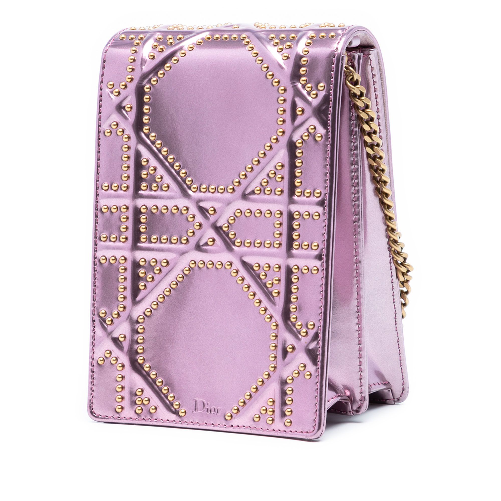 Dior Dior Metallic Studded Calfskin Vertical Diorama Size ONE SIZE - 2 Thumbnail