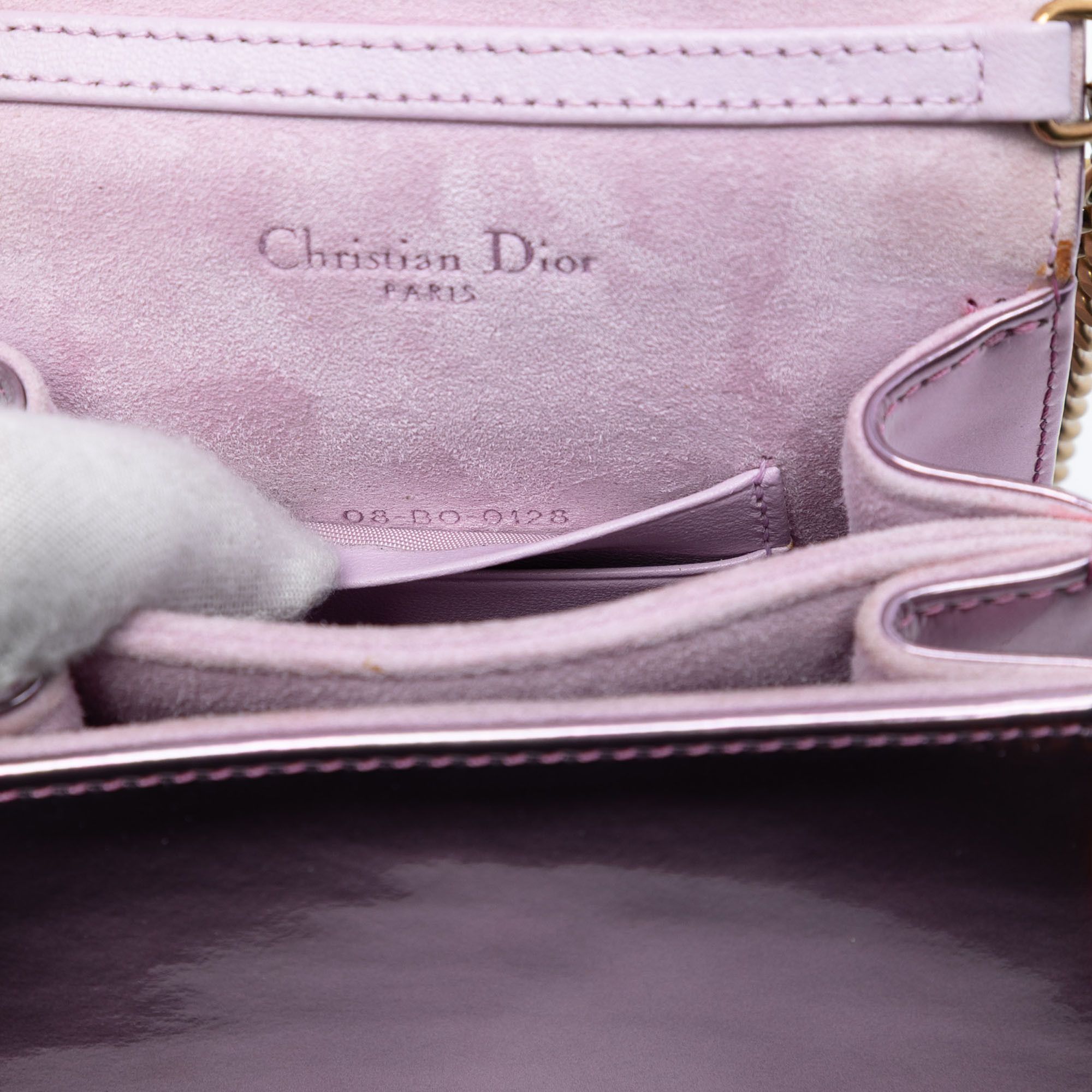 Dior Dior Metallic Studded Calfskin Vertical Diorama Size ONE SIZE - 6 Thumbnail
