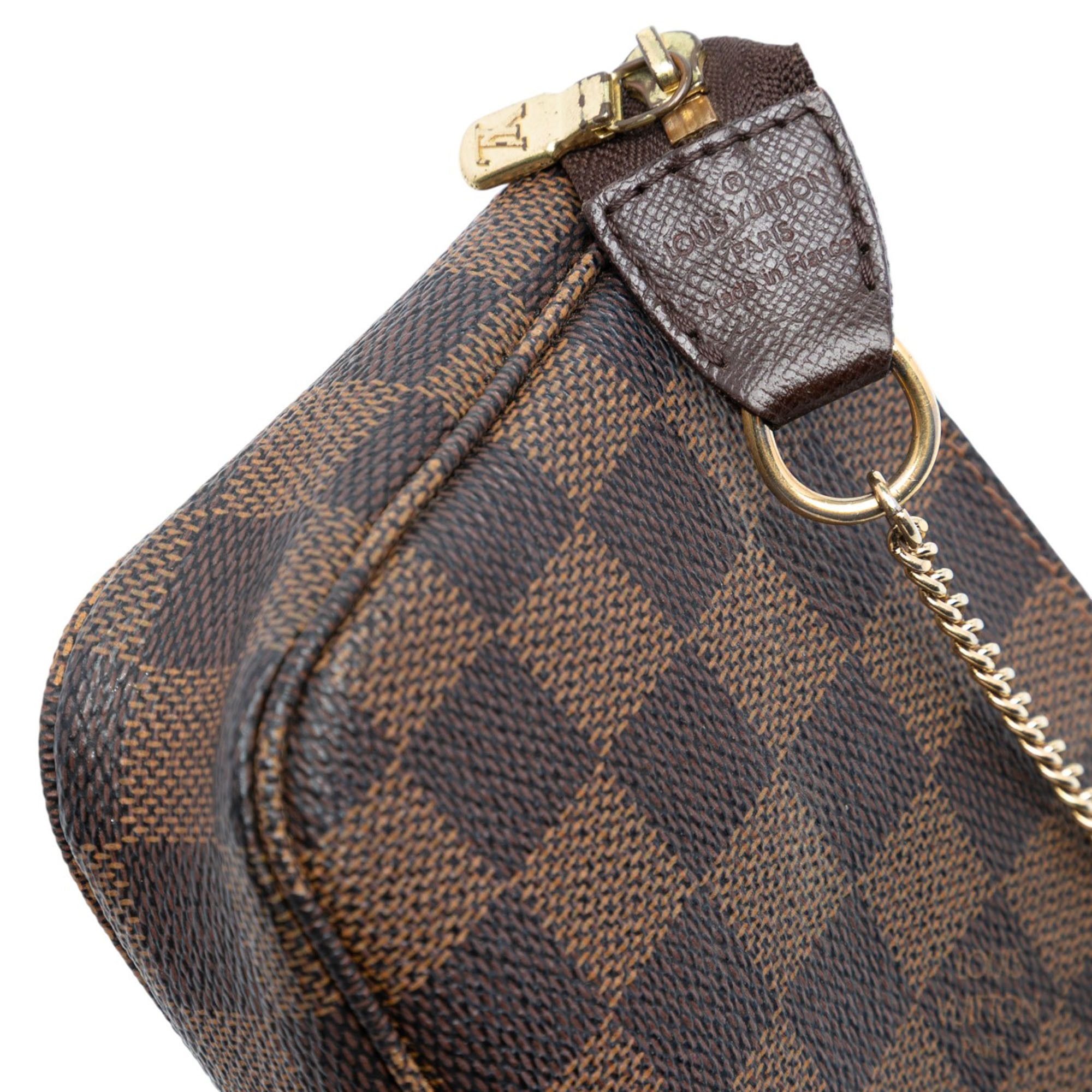 Louis Vuitton Louis Vuitton Damier Ebene Mini Pochette Accessoires Size ONE SIZE - 6 Thumbnail