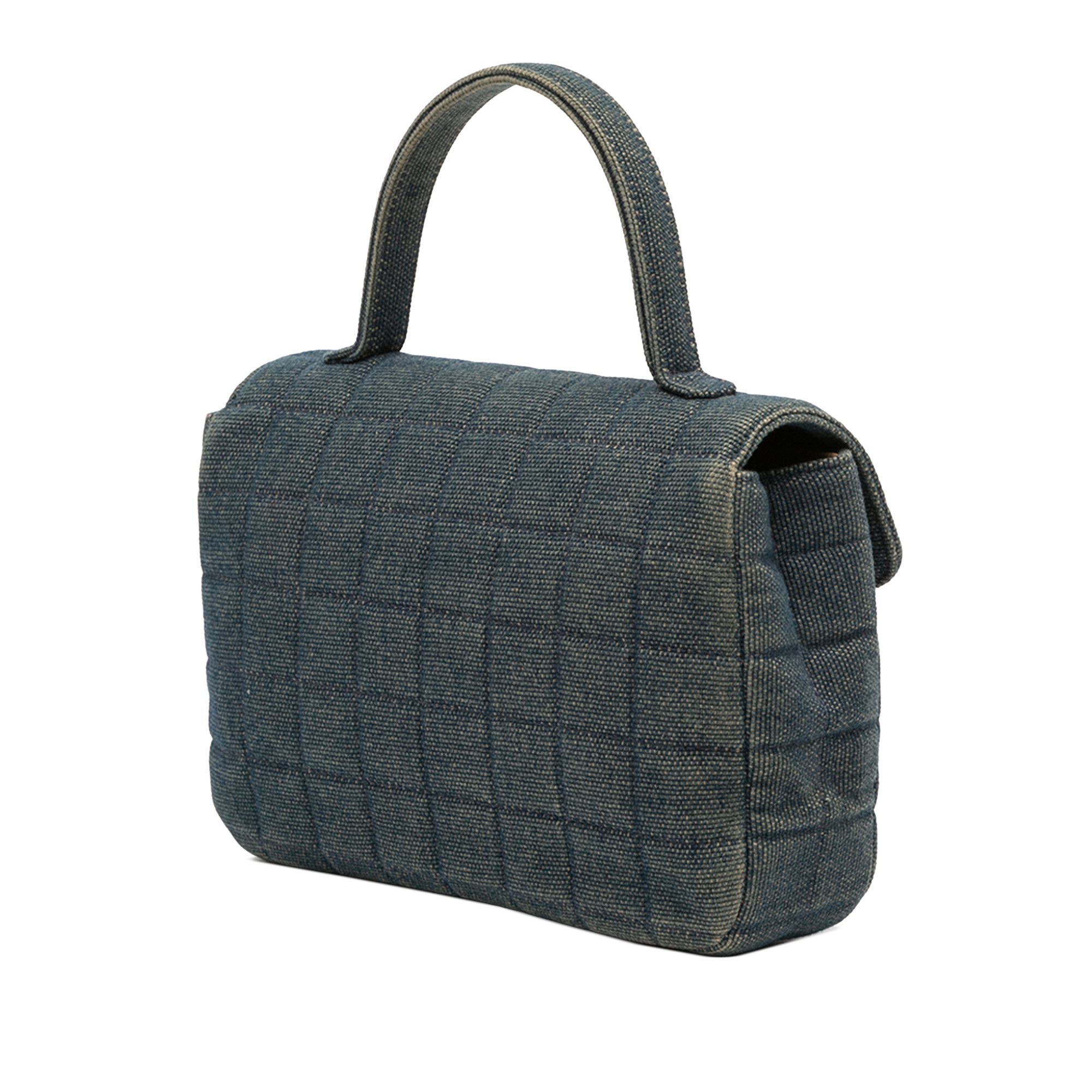 Chanel Chanel Reissue 2.55 Chocolate Bar Denim Top Handle Flap Size ONE SIZE - 2 Thumbnail