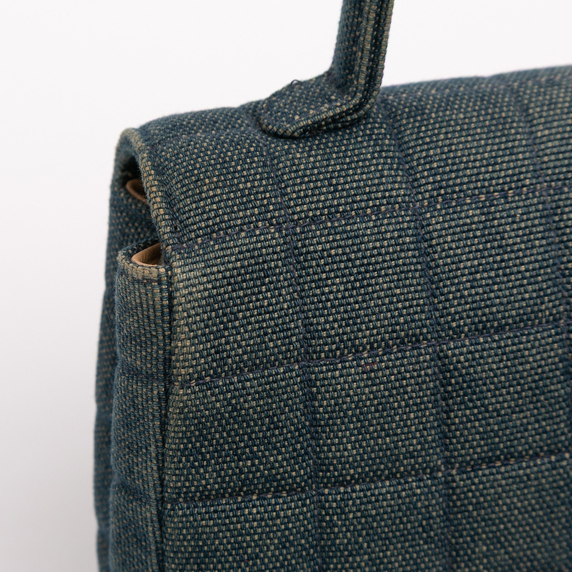 Chanel Chanel Reissue 2.55 Chocolate Bar Denim Top Handle Flap Size ONE SIZE - 8 Thumbnail