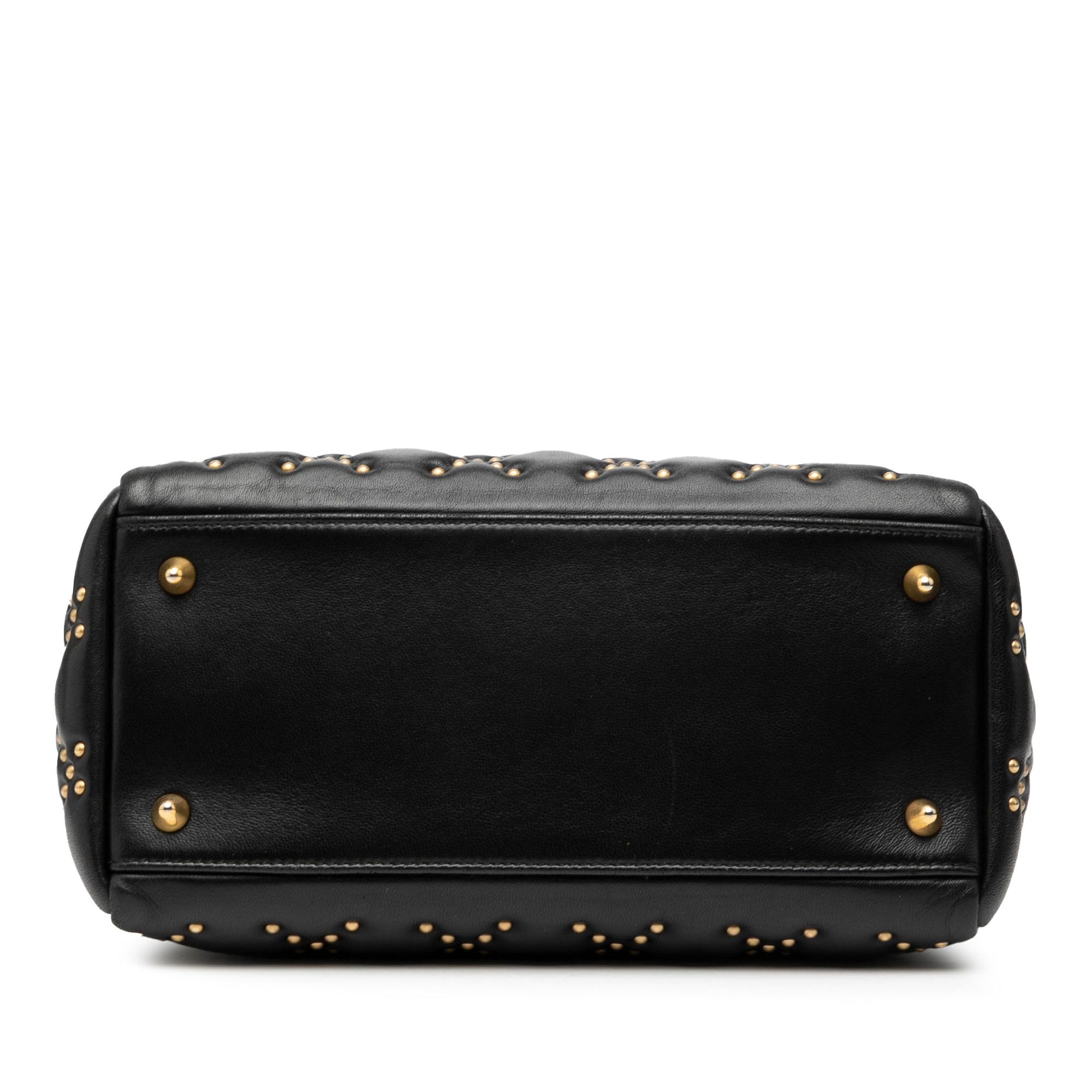 Dior Dior Medium Lambskin Cannage Studded Supple Lady Dior Size ONE SIZE - 3 Thumbnail