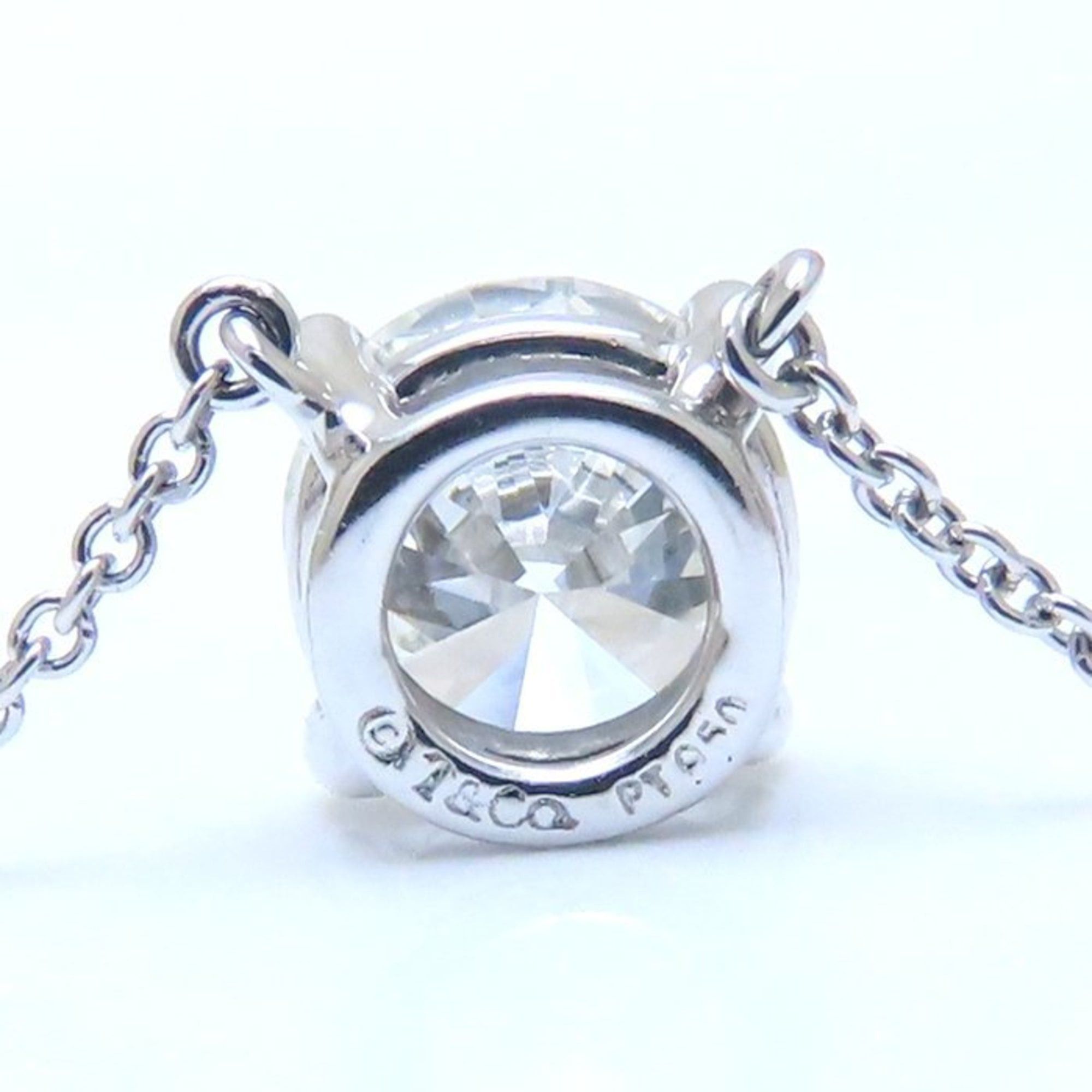 Tiffany & Co. TIFFANY & Co. Tiffany Solitaire Necklace with a 1.25ct Diamond, H.VS1.3 Excellent, Pt950 Platinum, Women's, 294603 Size ONE SIZE - 4 Thumbnail