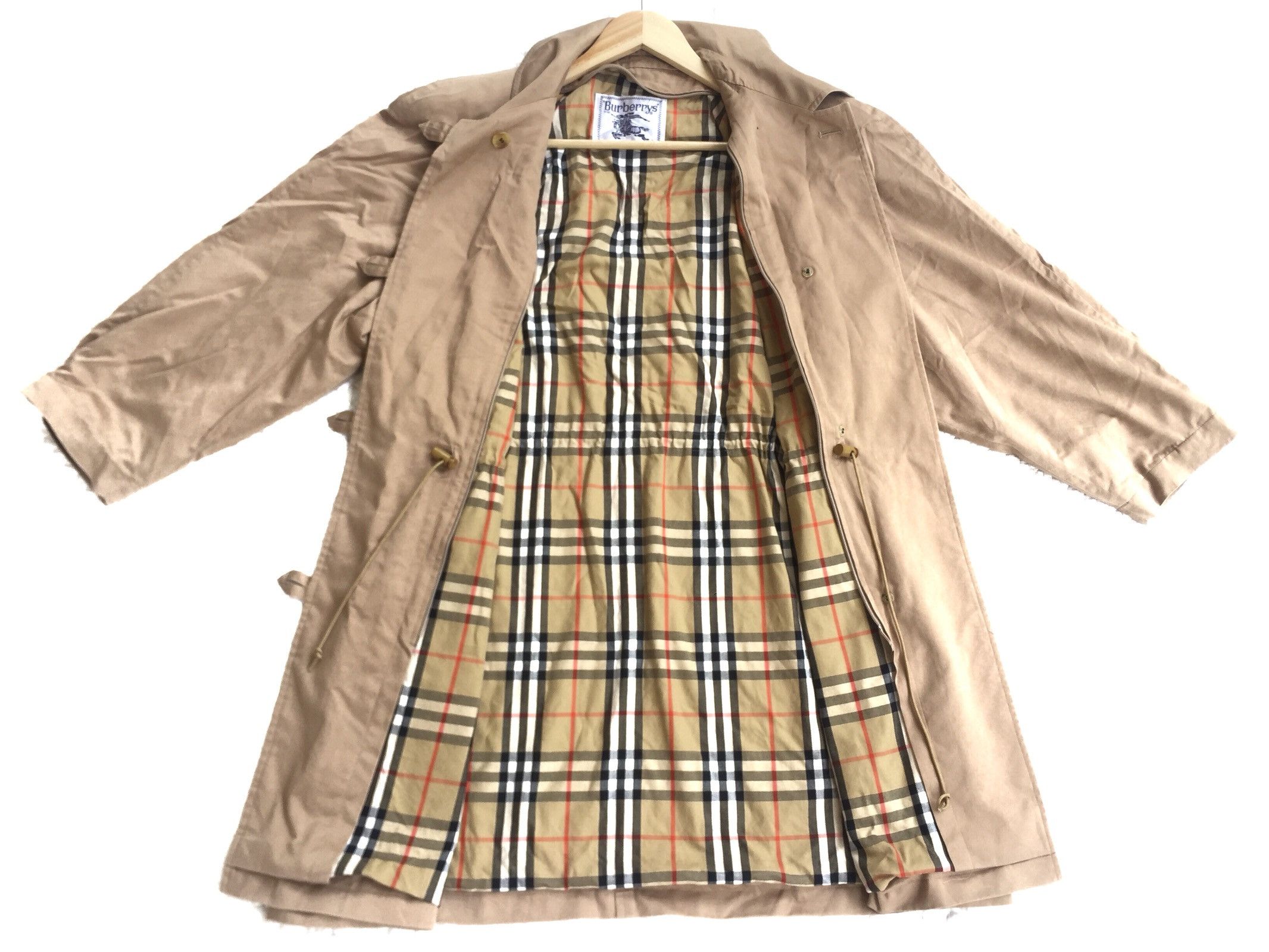 Burberry 🔥Need Gone Today🔥Vintage Burberry Nova Check Long Coats Size US L / EU 52-54 / 3 - 1 Thumbnail