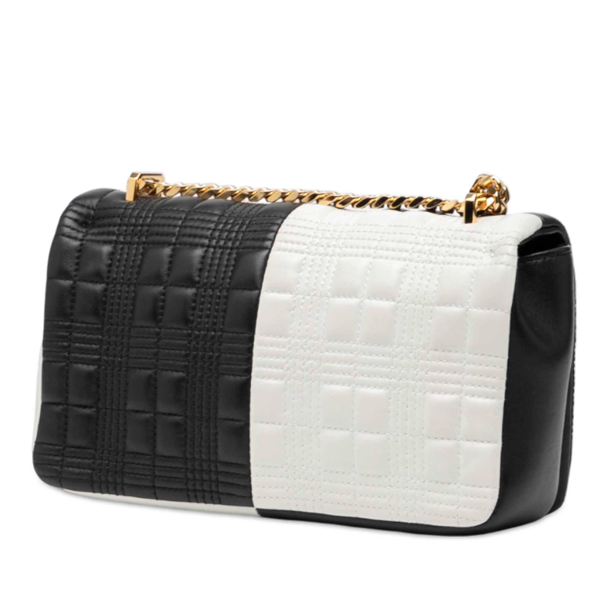 Burberry Burberry Small Bicolor Quilted Lambskin Lola Crossbody Size ONE SIZE - 2 Thumbnail
