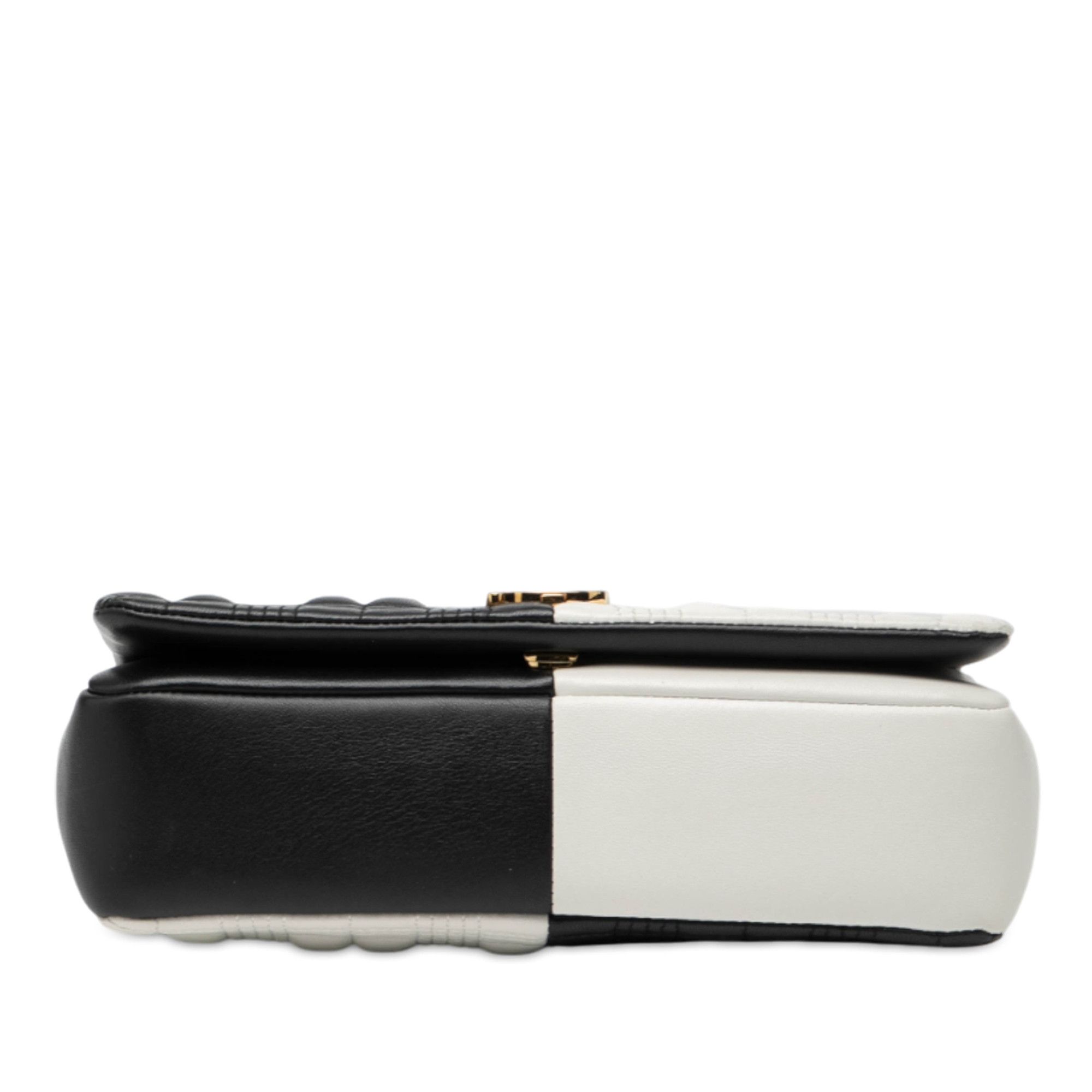 Burberry Burberry Small Bicolor Quilted Lambskin Lola Crossbody Size ONE SIZE - 3 Thumbnail