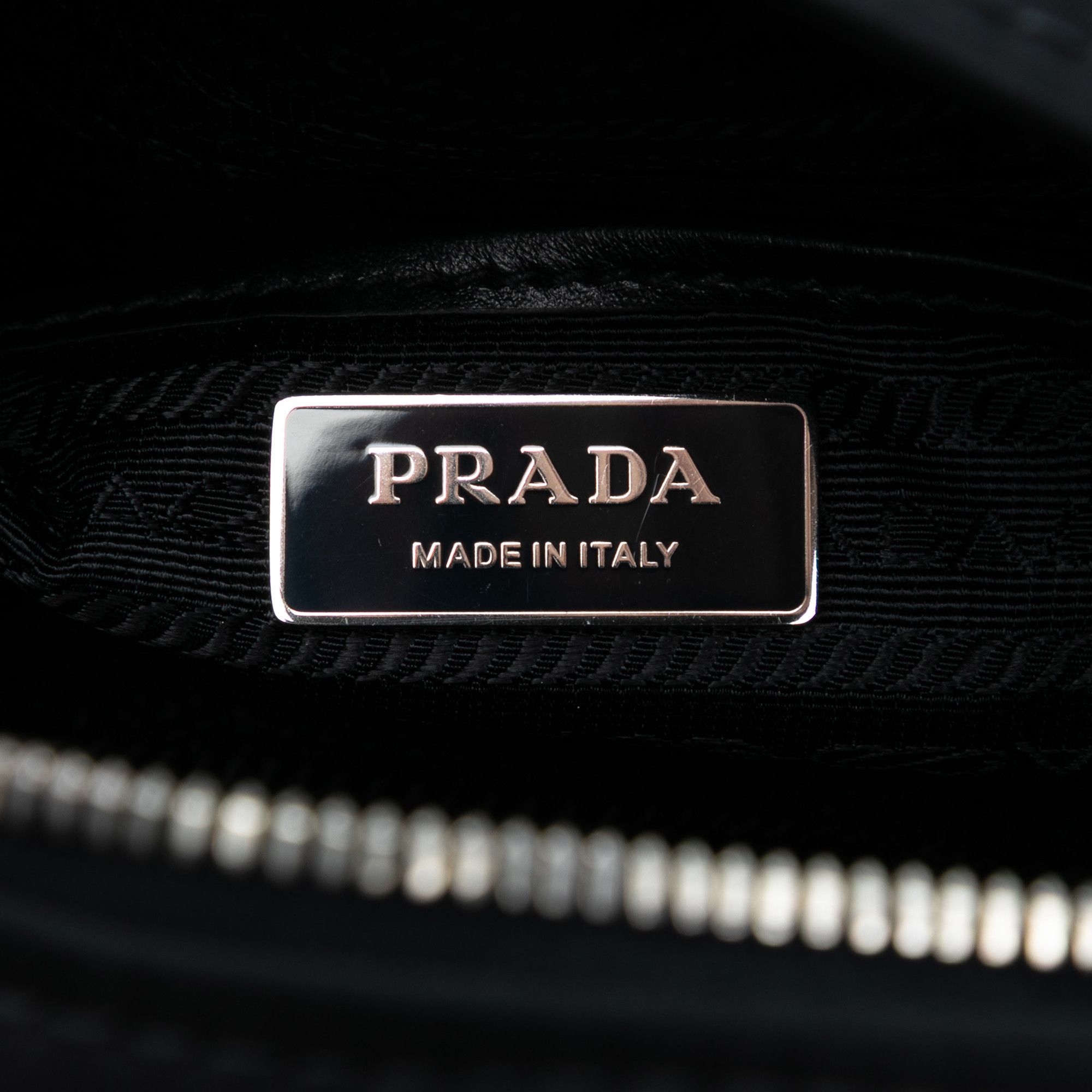 Prada Prada Soft Calf Trimmed Tessuto Bowling Crossbody Size ONE SIZE - 5 Thumbnail