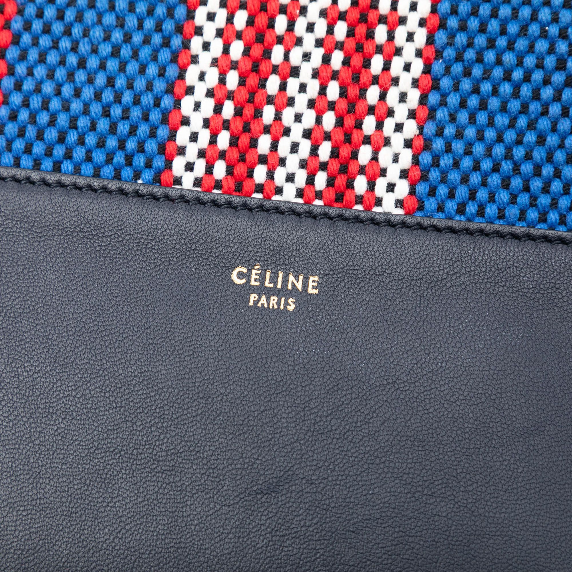 Celine Celine Canvas Striped Solo Pouch Size ONE SIZE - 5 Thumbnail