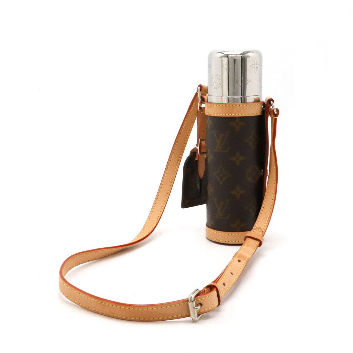 Louis Vuitton Louis Vuitton Louis Vuitton Monogram Flask Holder Canvas Other GI0518 DUTY FREE for USA Size ONE SIZE - 2 Thumbnail
