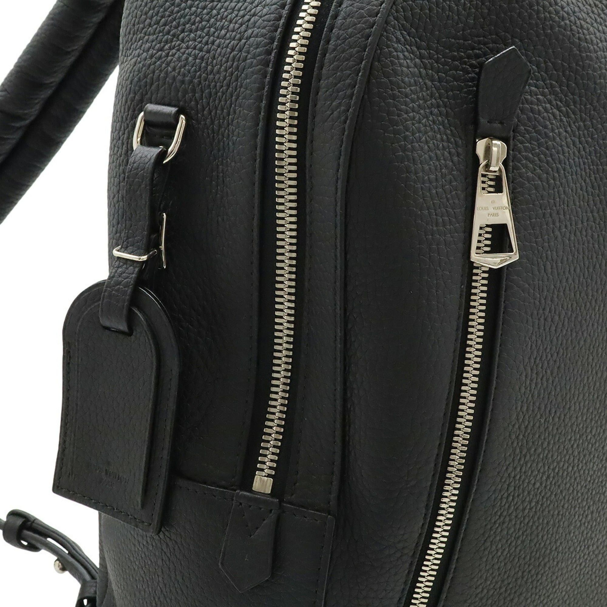 LOUIS VUITTON Armand Taurillon Leather Backpack in Black, Noir, M42687 -  threedaughtersproperties.com