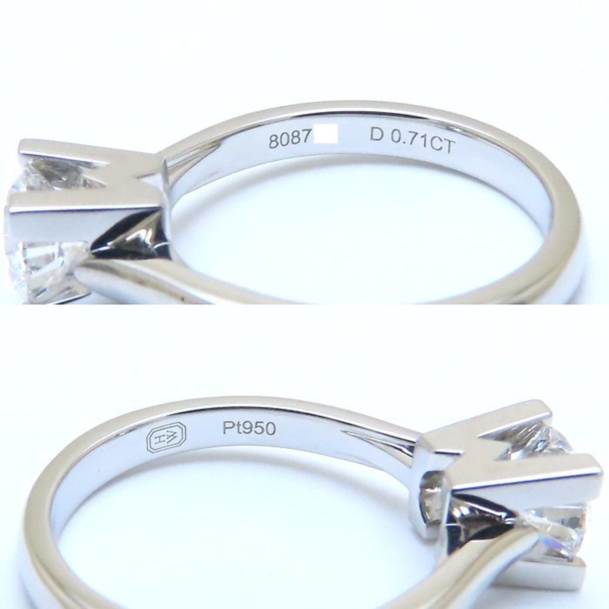 Harry Winston HARRY WINSTON HW Ring, 0.71ct Diamond, E.VVS2.Excellent, Pt950 Platinum, Women's, RGDPRD007HWL 294594 Size ONE SIZE - 6 Thumbnail