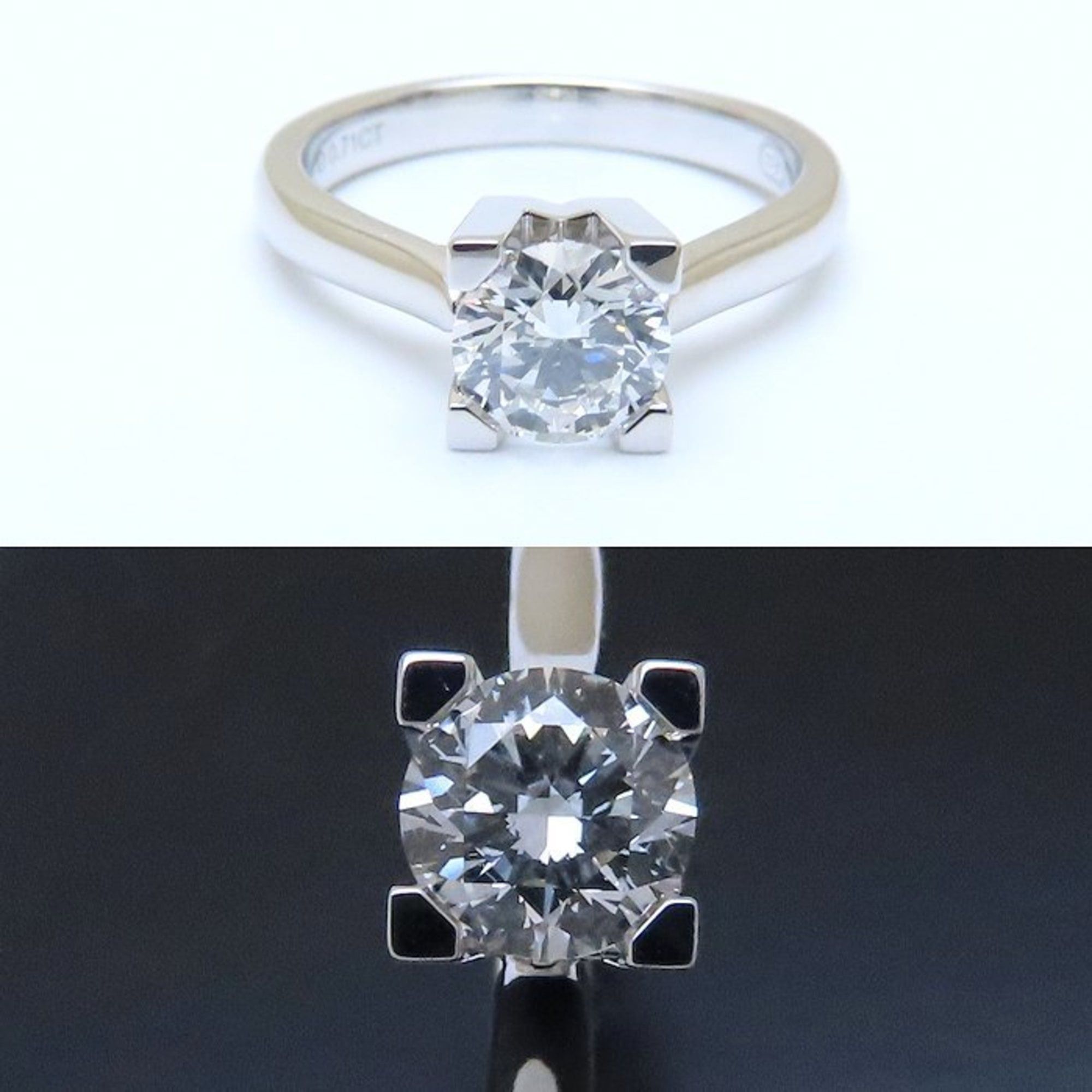 Harry Winston HARRY WINSTON HW Ring, 0.71ct Diamond, E.VVS2.Excellent, Pt950 Platinum, Women's, RGDPRD007HWL 294594 Size ONE SIZE - 3 Thumbnail