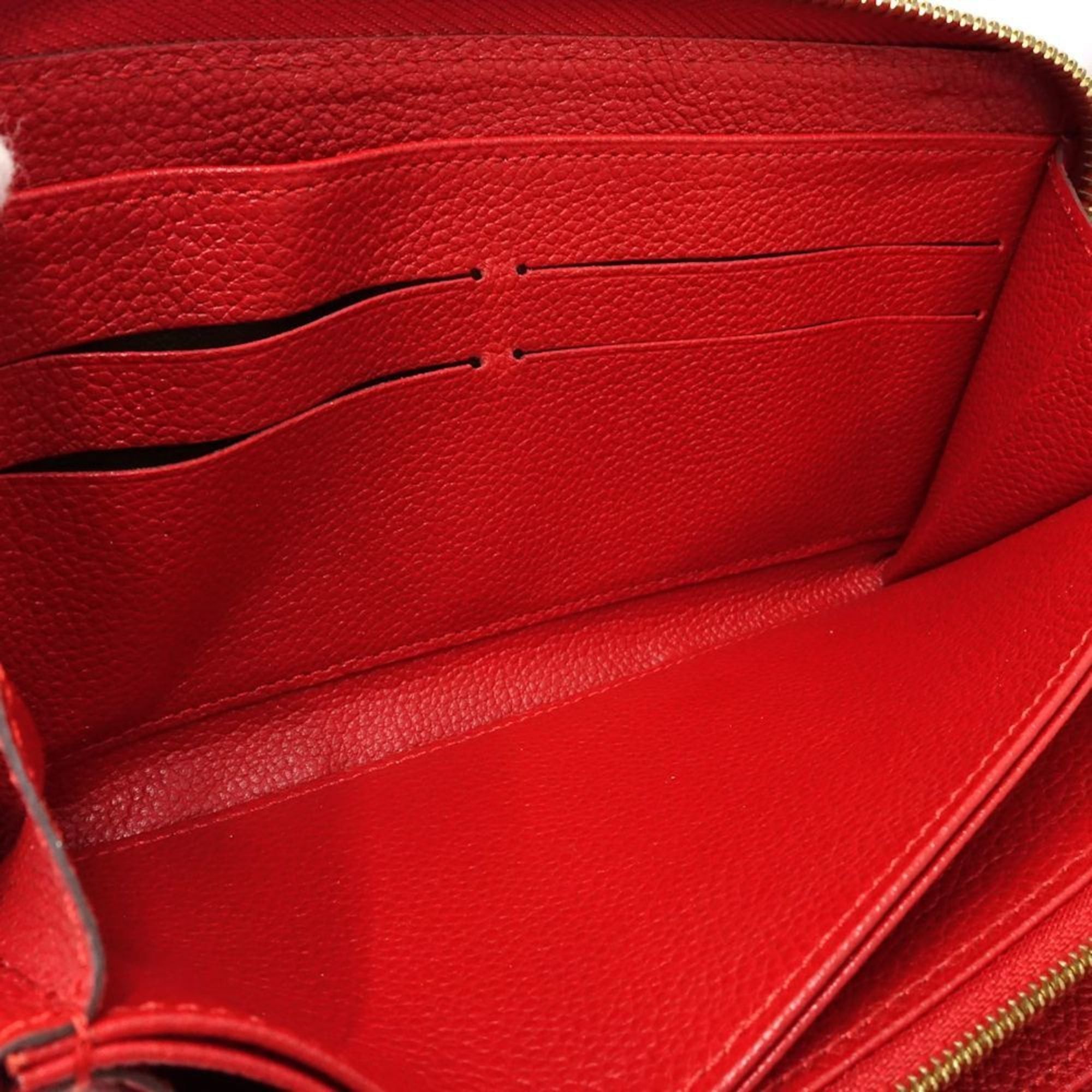 Louis Vuitton Louis Vuitton Zippy Wallet M61865 Monogram Empreinte Coquelicot Women's 181726 Size ONE SIZE - 7 Thumbnail