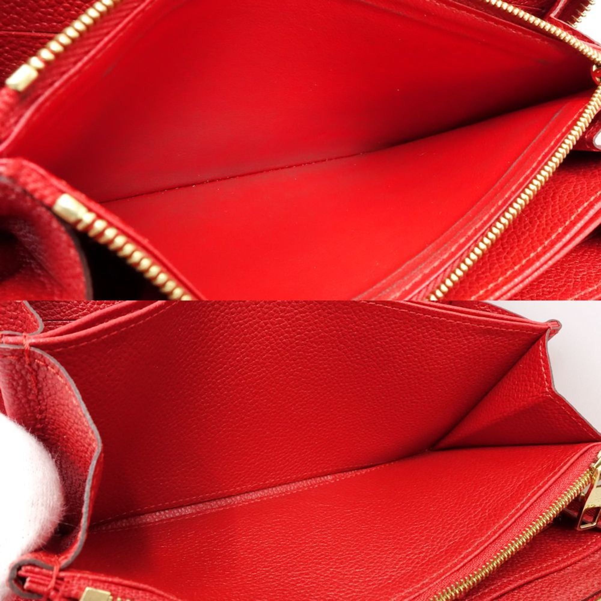 Louis Vuitton Louis Vuitton Zippy Wallet M61865 Monogram Empreinte Coquelicot Women's 181726 Size ONE SIZE - 8 Thumbnail