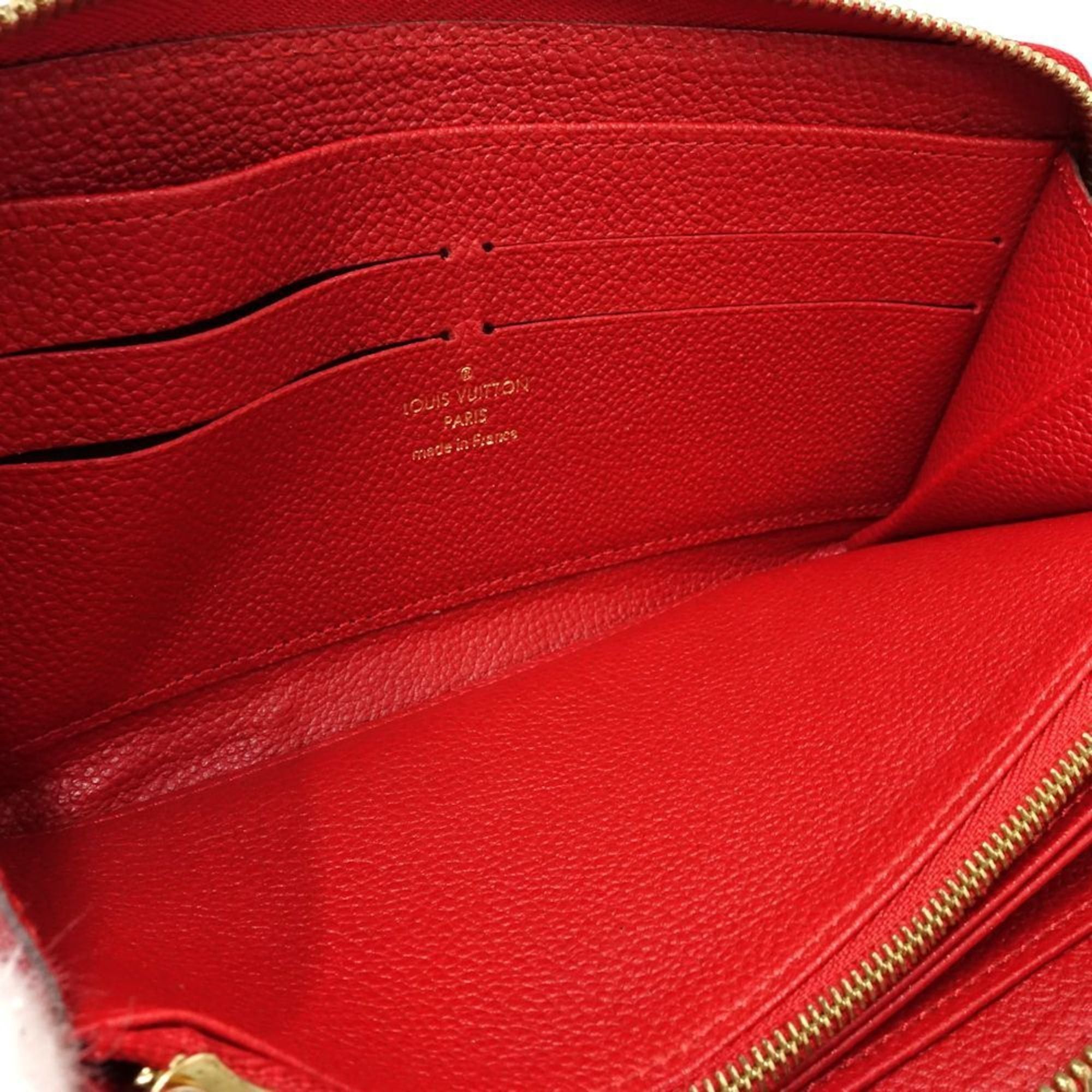Louis Vuitton Louis Vuitton Zippy Wallet M61865 Monogram Empreinte Coquelicot Women's 181726 Size ONE SIZE - 6 Thumbnail