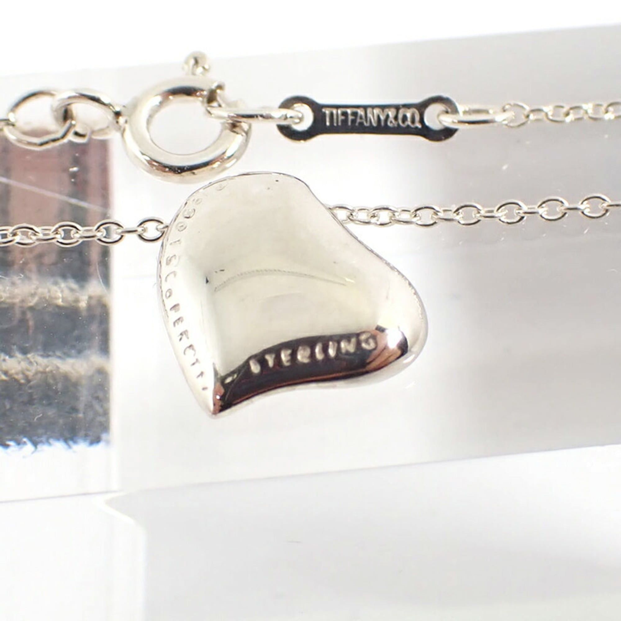 Tiffany & Co. TIFFANY 925 Full Heart Pendant Necklace Size ONE SIZE - 8 Thumbnail