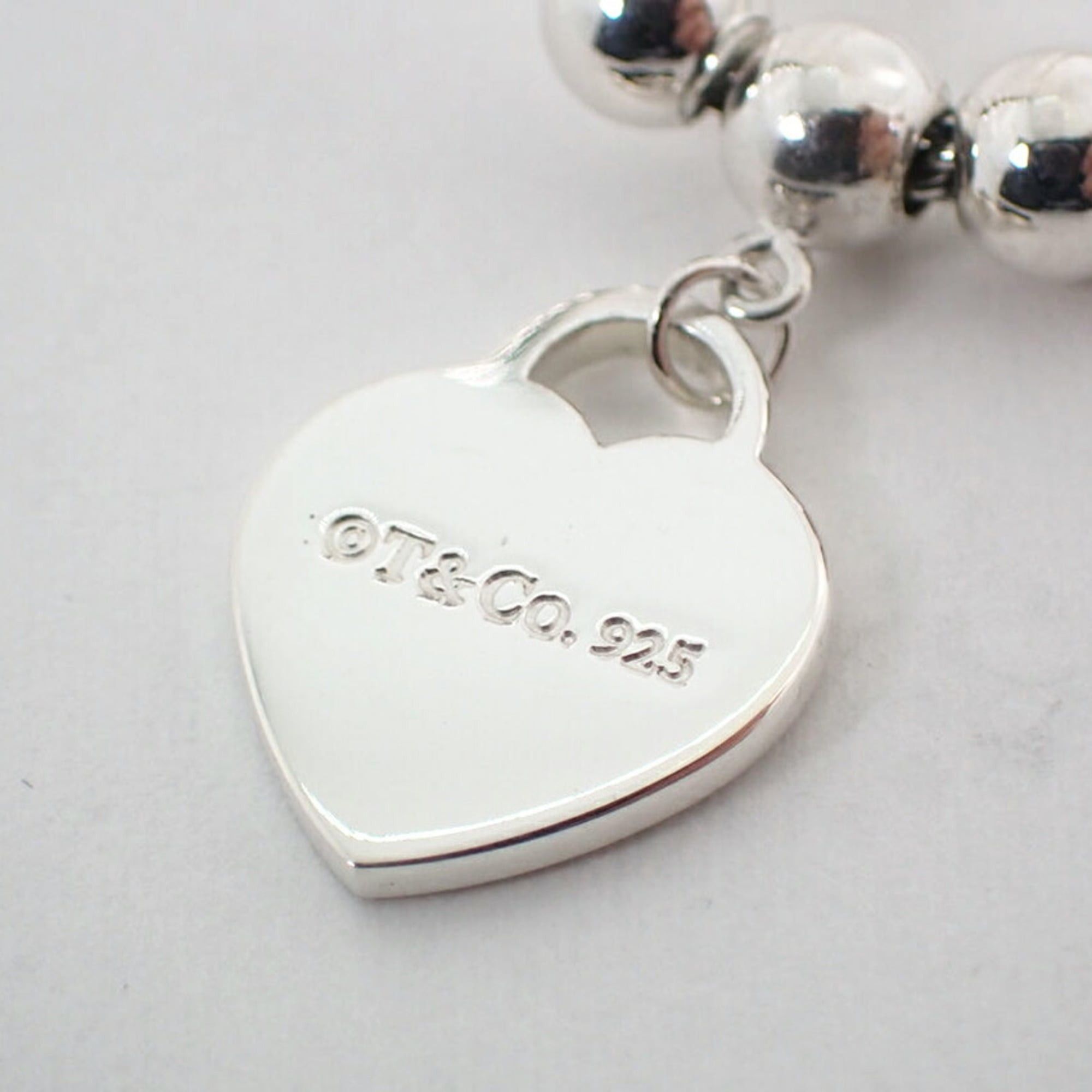 Tiffany & Co. TIFFANY 925 Heart Tag Bracelet Size ONE SIZE - 3 Thumbnail
