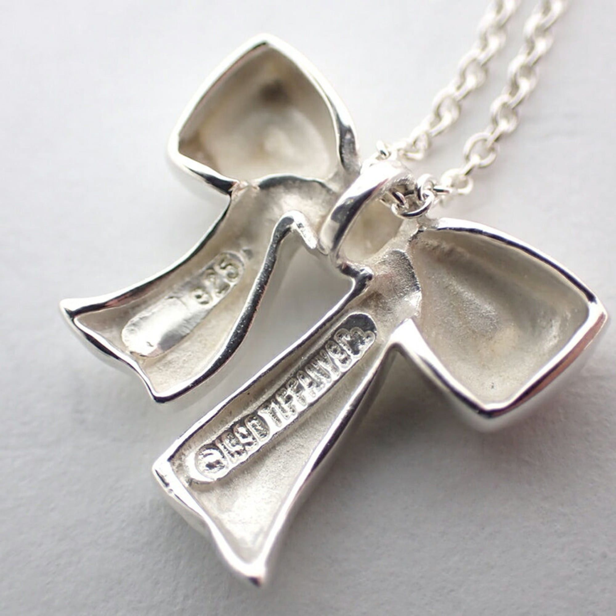 Tiffany & Co. TIFFANY 925 ribbon pendant necklace Size ONE SIZE - 9 Thumbnail