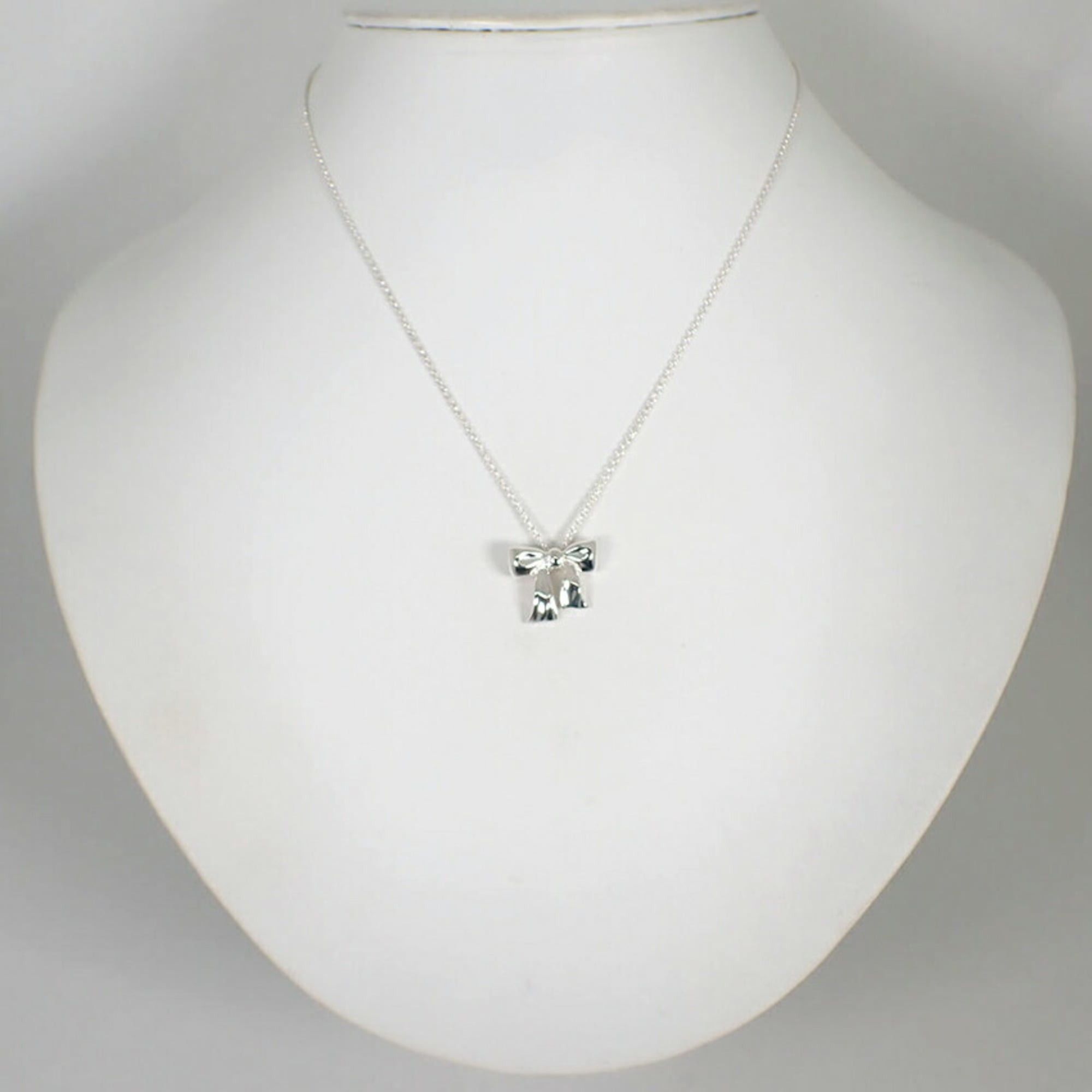 Tiffany & Co. TIFFANY 925 ribbon pendant necklace Size ONE SIZE - 3 Thumbnail