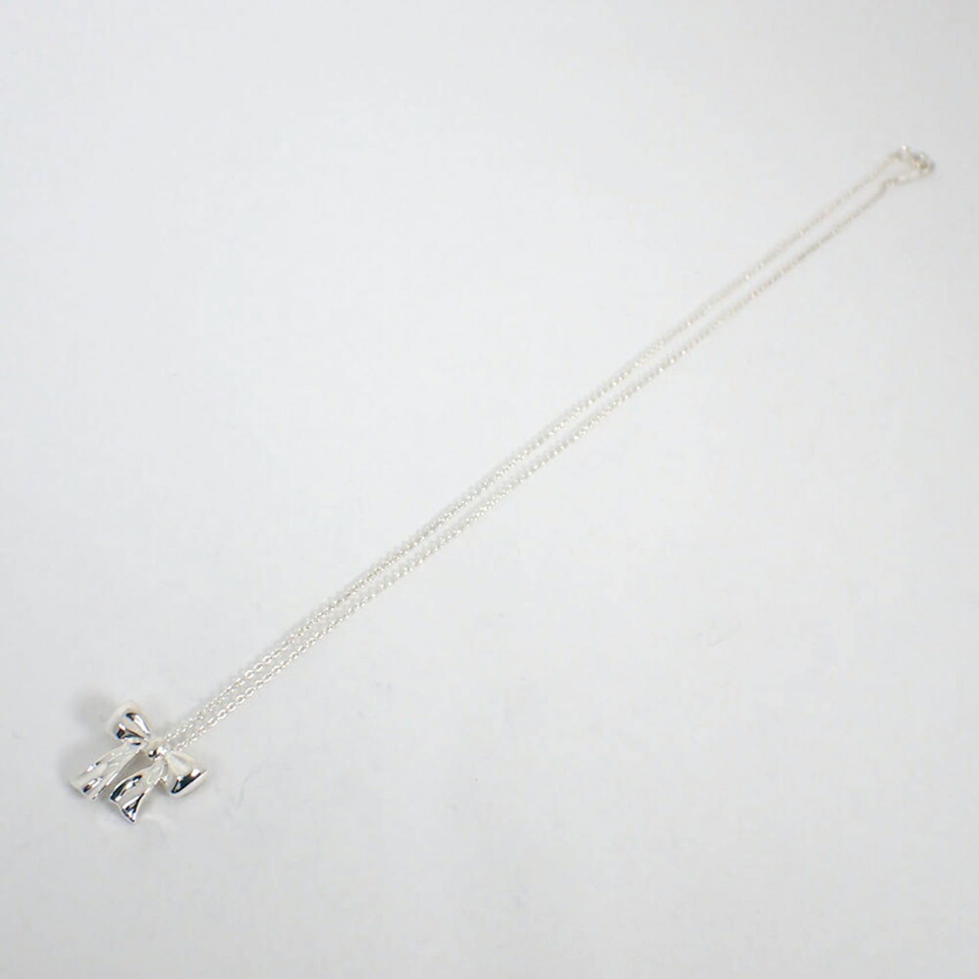 Tiffany & Co. TIFFANY 925 ribbon pendant necklace Size ONE SIZE - 6 Thumbnail