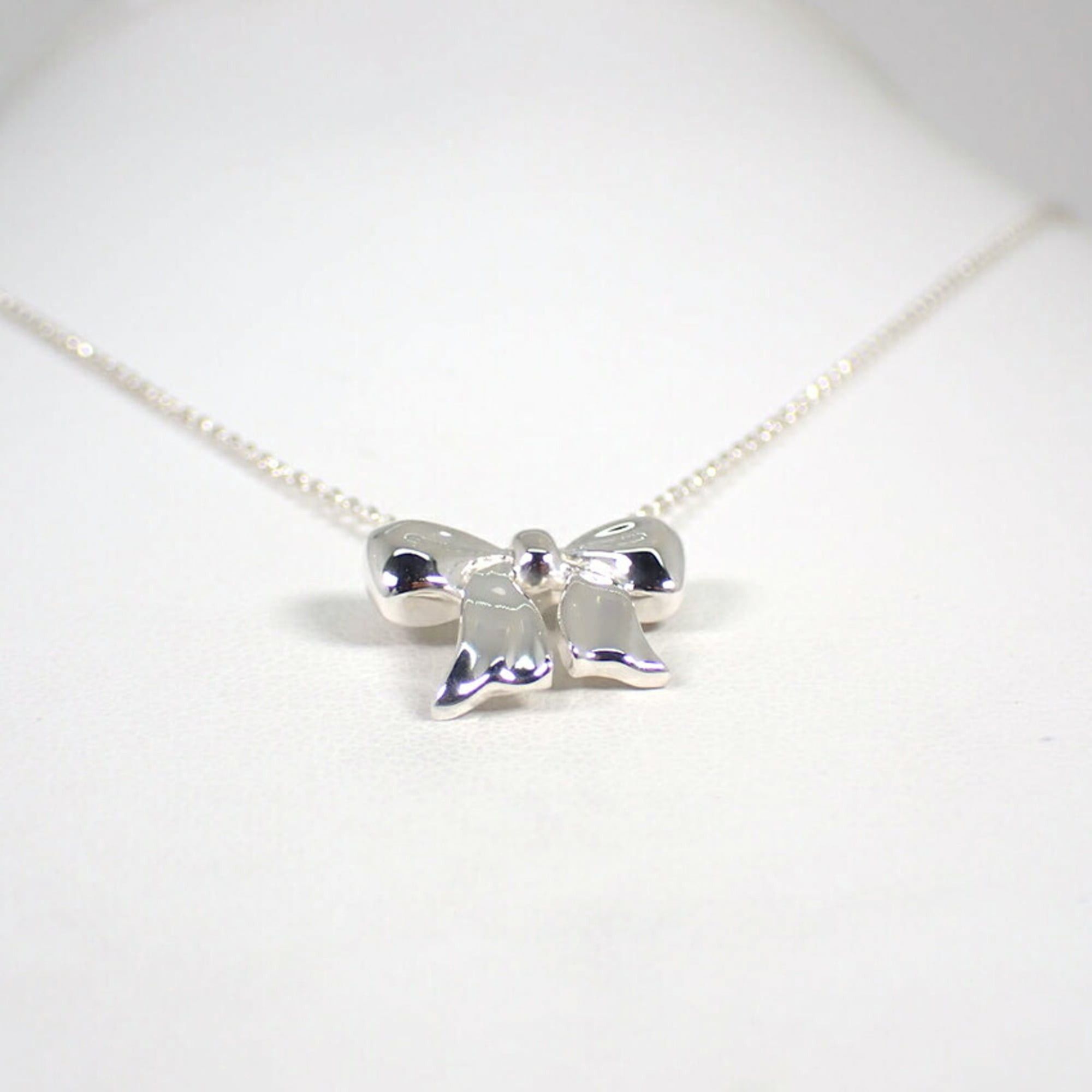 Tiffany & Co. TIFFANY 925 ribbon pendant necklace Size ONE SIZE - 5 Thumbnail