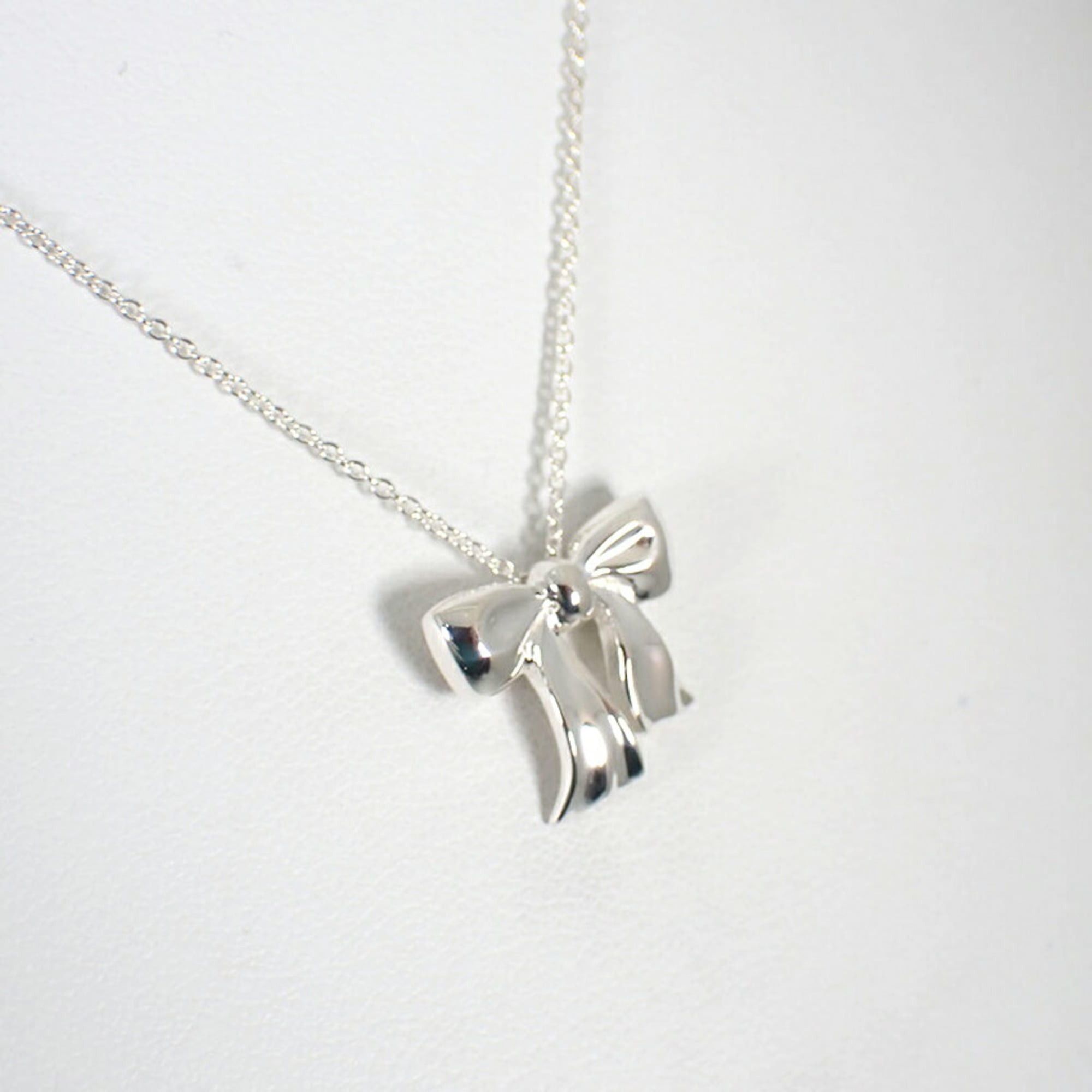 Tiffany & Co. TIFFANY 925 ribbon pendant necklace Size ONE SIZE - 4 Thumbnail
