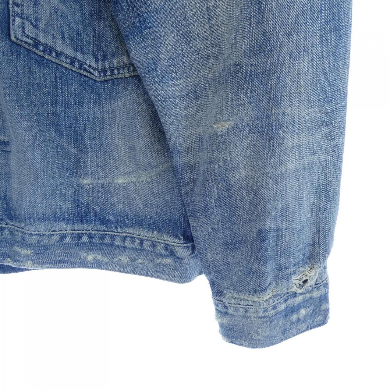 Other Other NEIGHBORHOOD TYPE-A SAVAGE JK Denim Jacket Denim Outerwear 202XBNH-JKM02 DUTY FREE for USA Size ONE SIZE - 6 Thumbnail