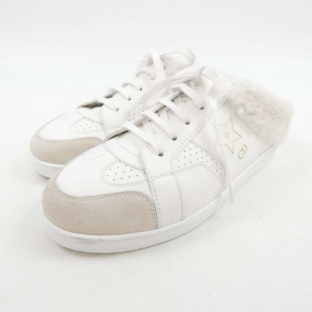 Dior Dior Christian Dior KCK369VES Calfskin Lamb Shearling Sneaker Leather Shoes KCK369VES DUTY FREE for USA Size ONE SIZE - 3 Thumbnail