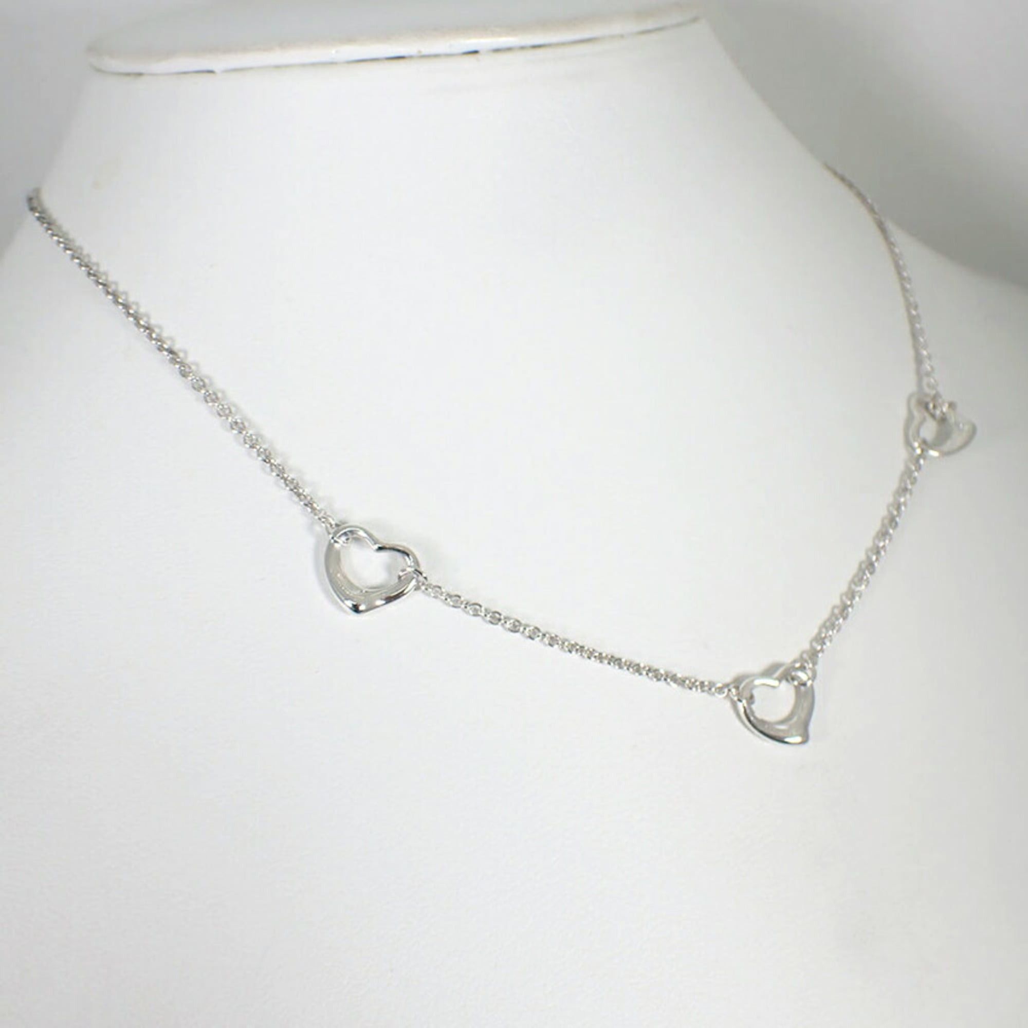 Tiffany & Co. TIFFANY 925 Heart 3P Necklace Size ONE SIZE - 3 Thumbnail