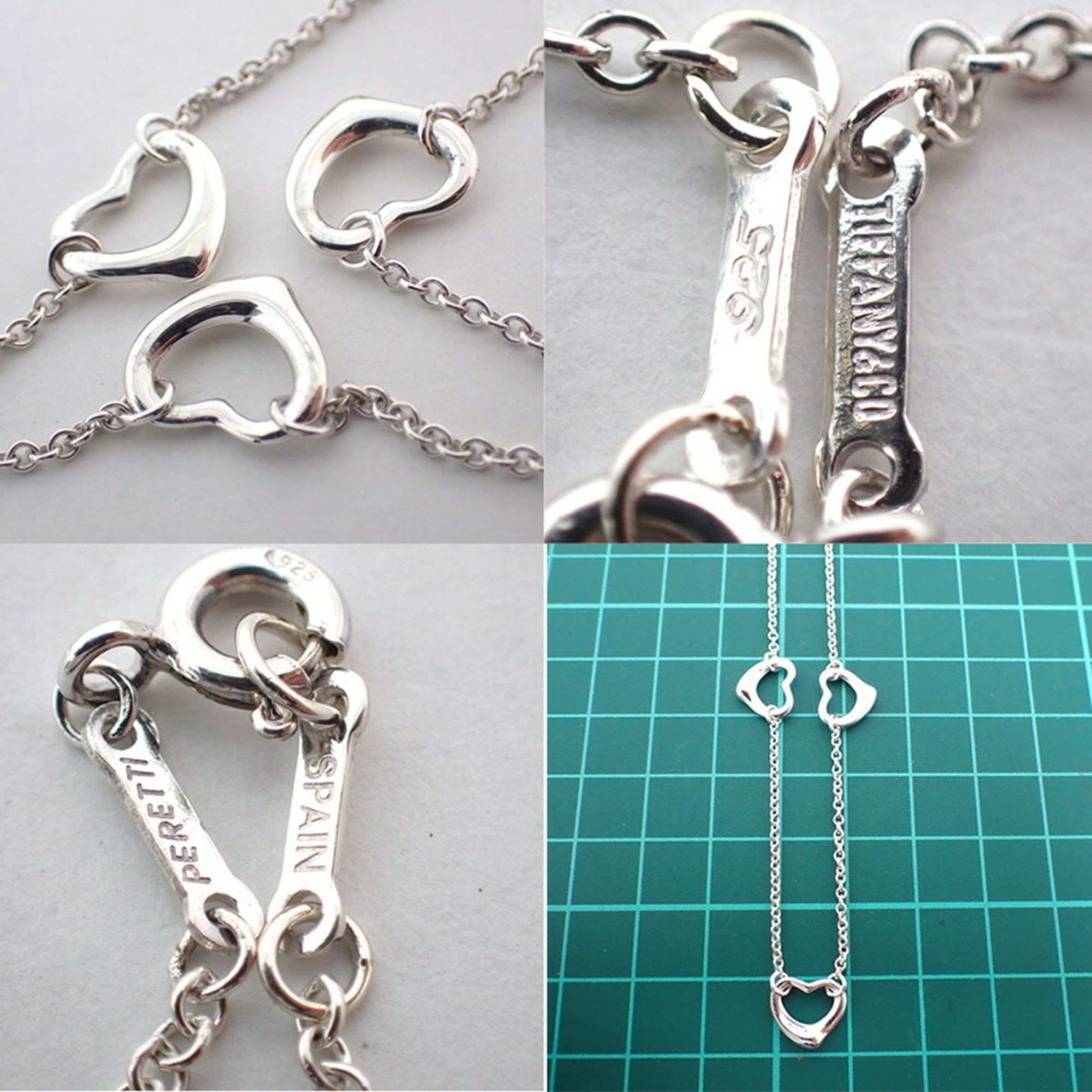Tiffany & Co. TIFFANY 925 Heart 3P Necklace Size ONE SIZE - 11 Thumbnail