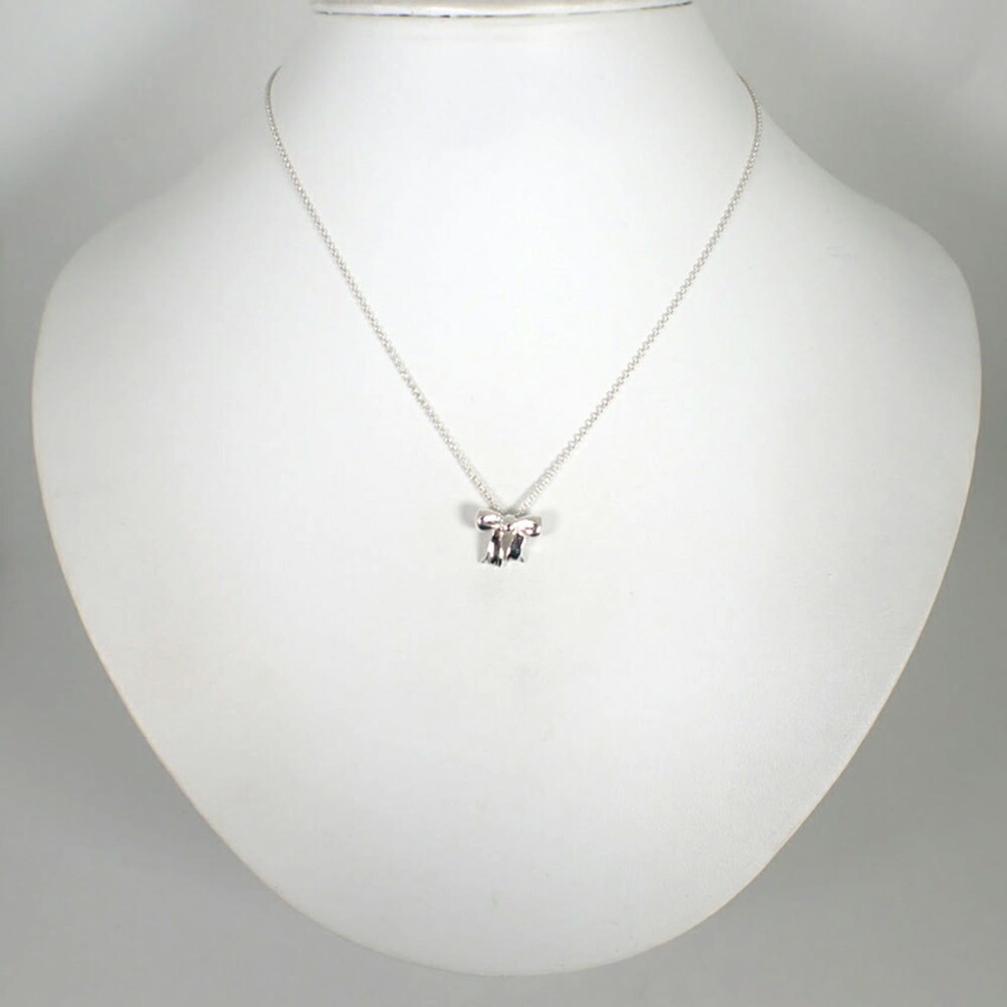 Tiffany & Co. TIFFANY 925 ribbon pendant necklace Size ONE SIZE - 3 Thumbnail