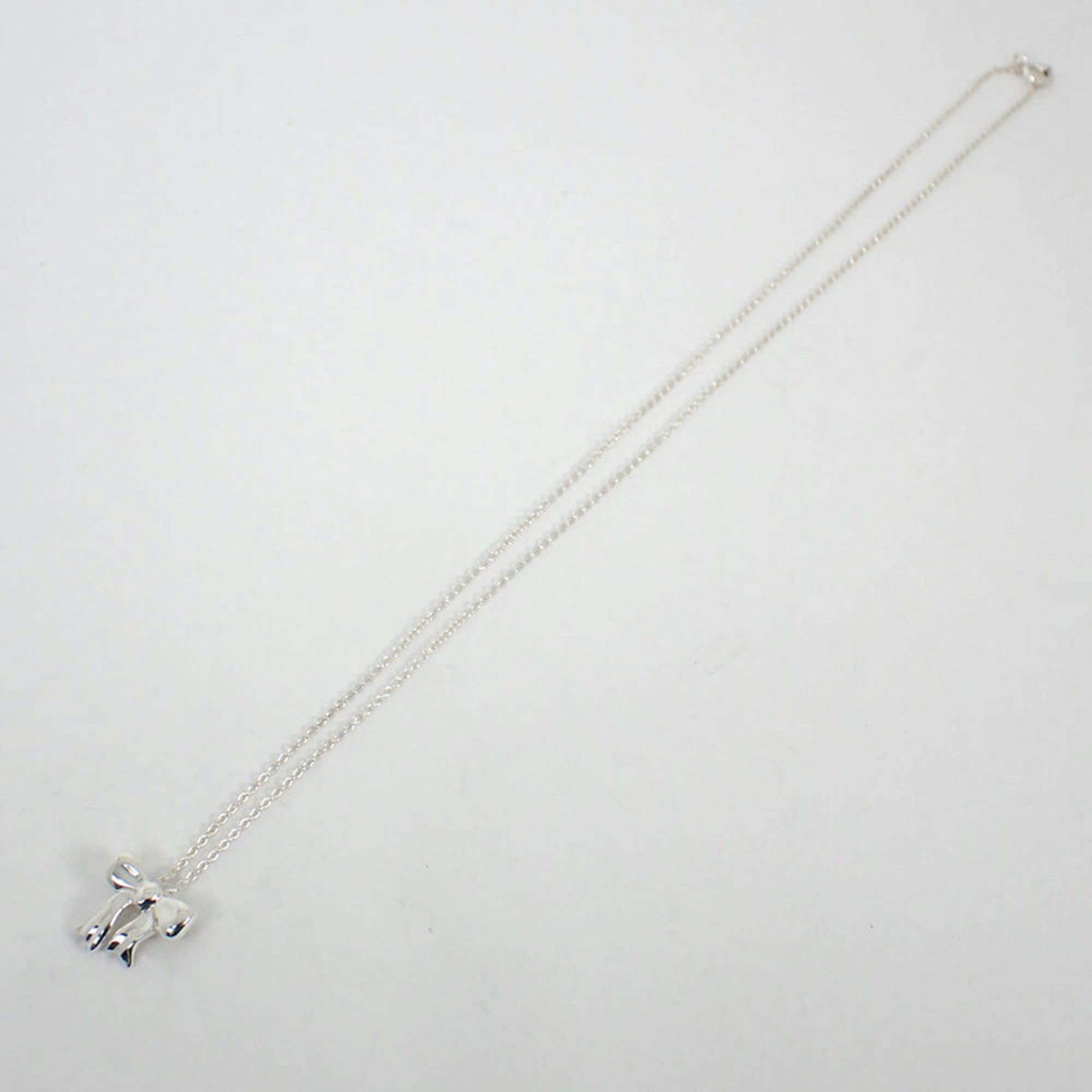 Tiffany & Co. TIFFANY 925 ribbon pendant necklace Size ONE SIZE - 6 Thumbnail