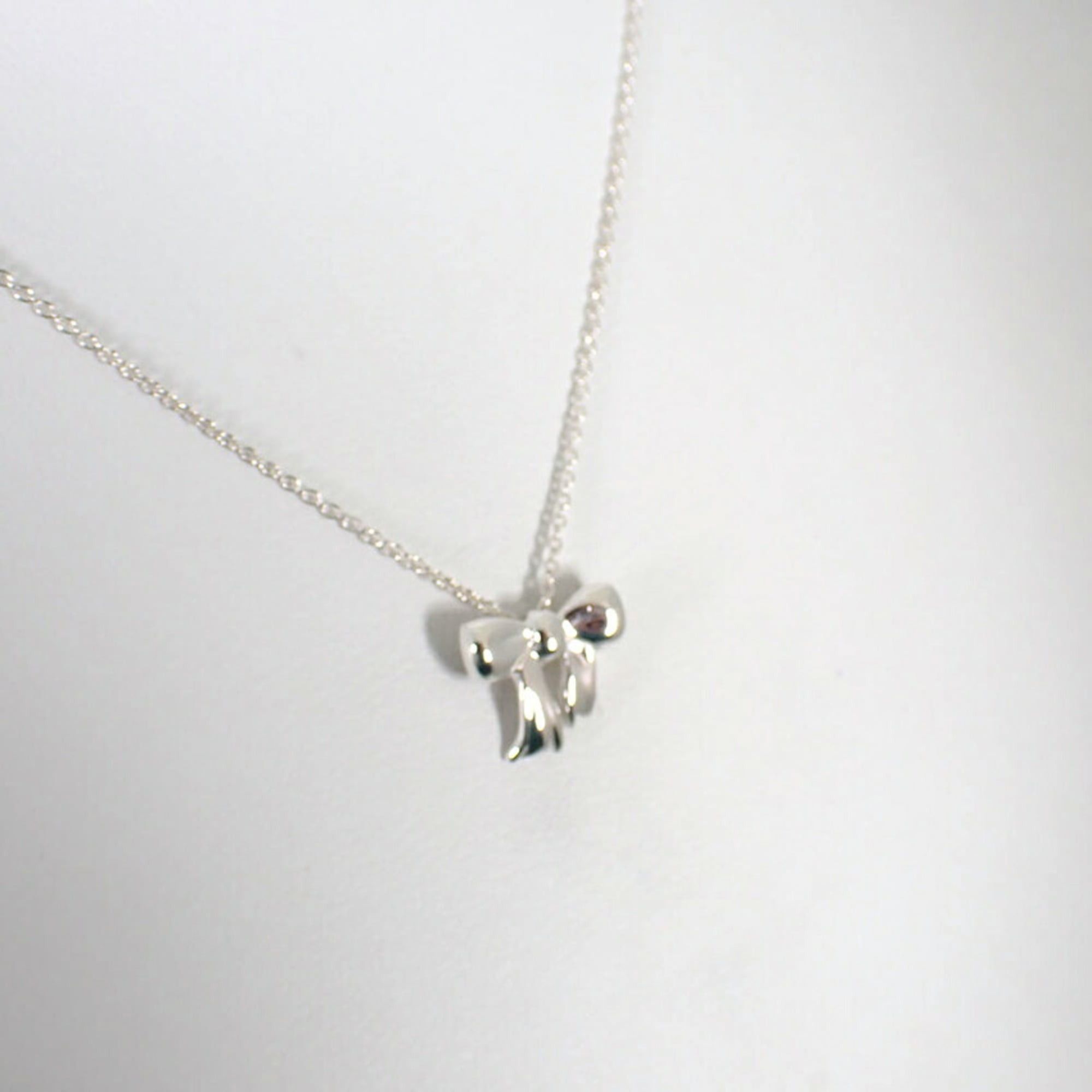 Tiffany & Co. TIFFANY 925 ribbon pendant necklace Size ONE SIZE - 4 Thumbnail
