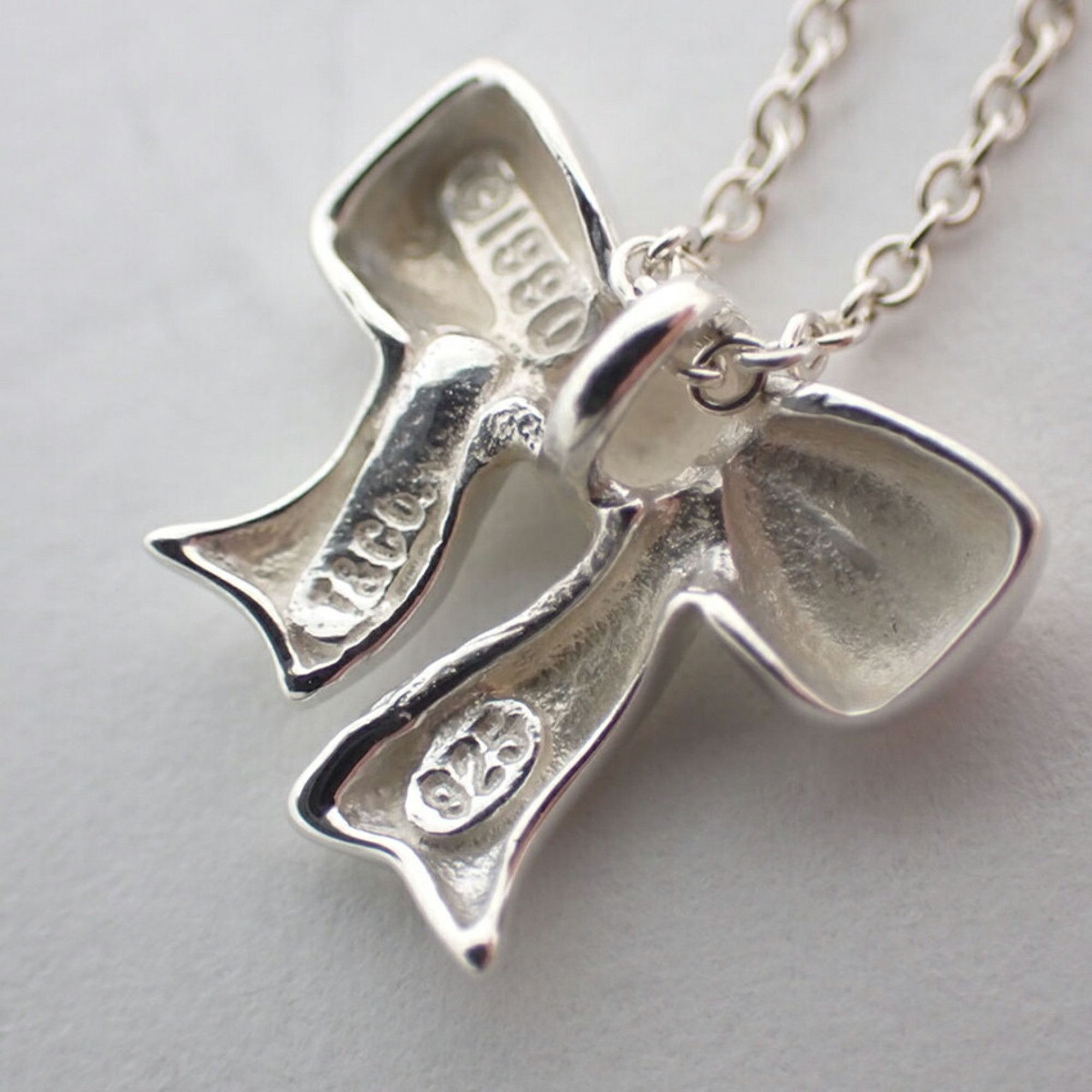Tiffany & Co. TIFFANY 925 ribbon pendant necklace Size ONE SIZE - 9 Thumbnail