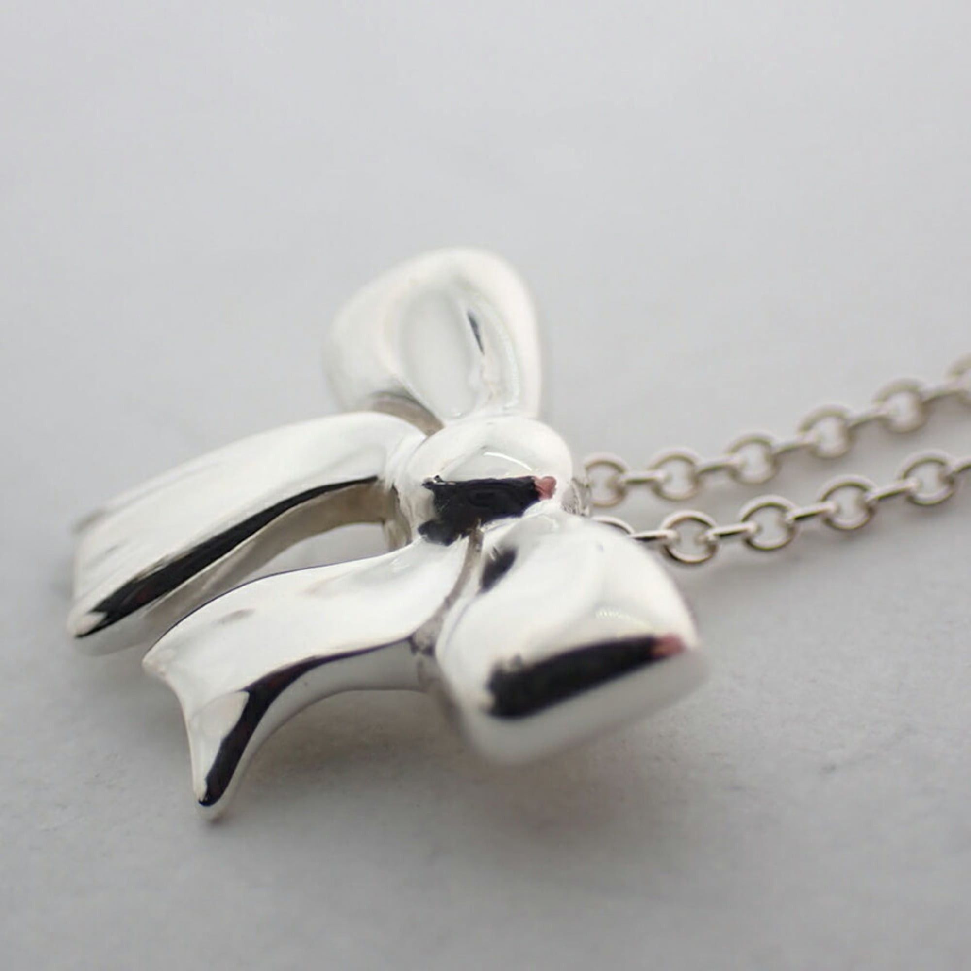 Tiffany & Co. TIFFANY 925 ribbon pendant necklace Size ONE SIZE - 8 Thumbnail